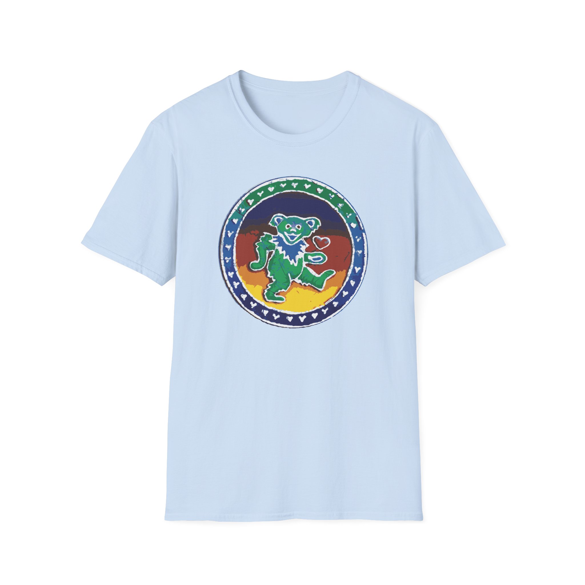 Grateful Dead Dancing Bear Lot Shirt Unisex Softstyle T-Shirt - Image 25