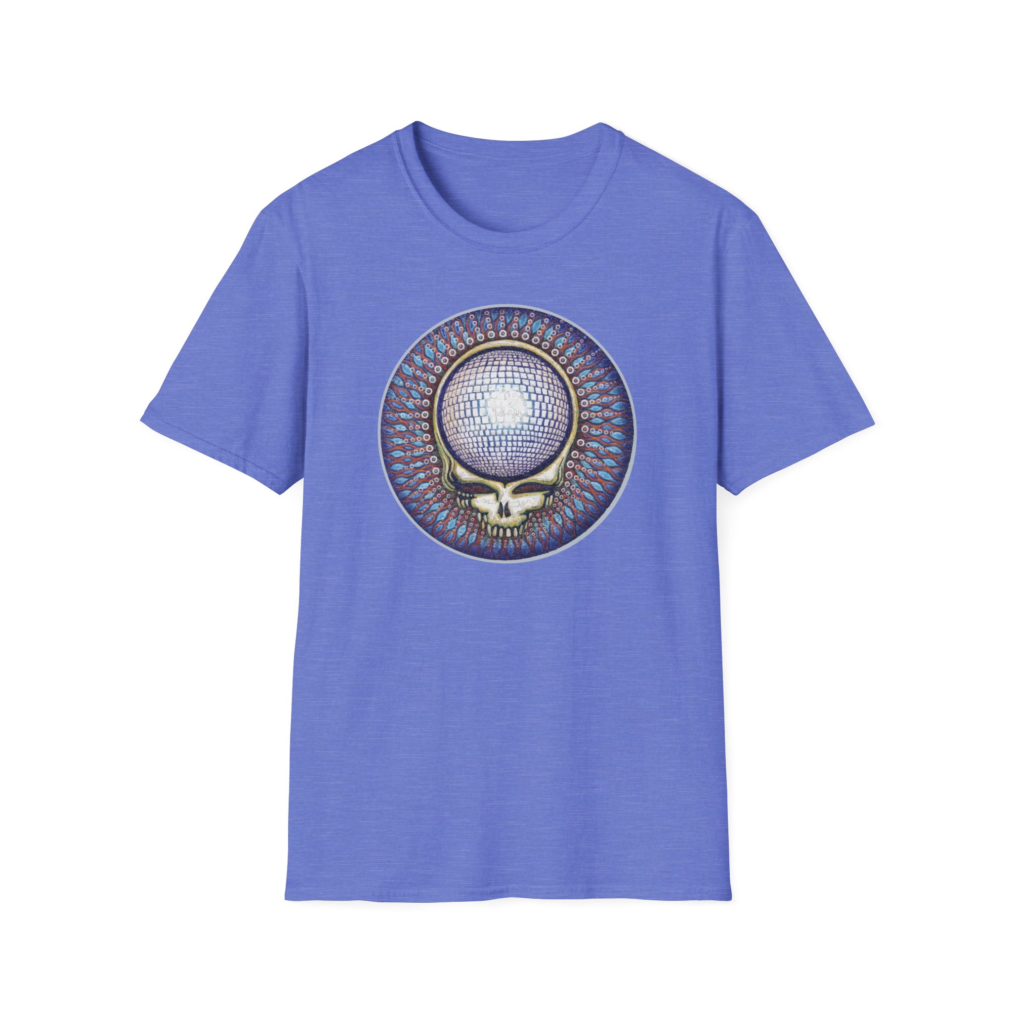 Grateful Dead Disco Ball Steal Your Face Lot Shirt Unisex Softstyle - Image 27
