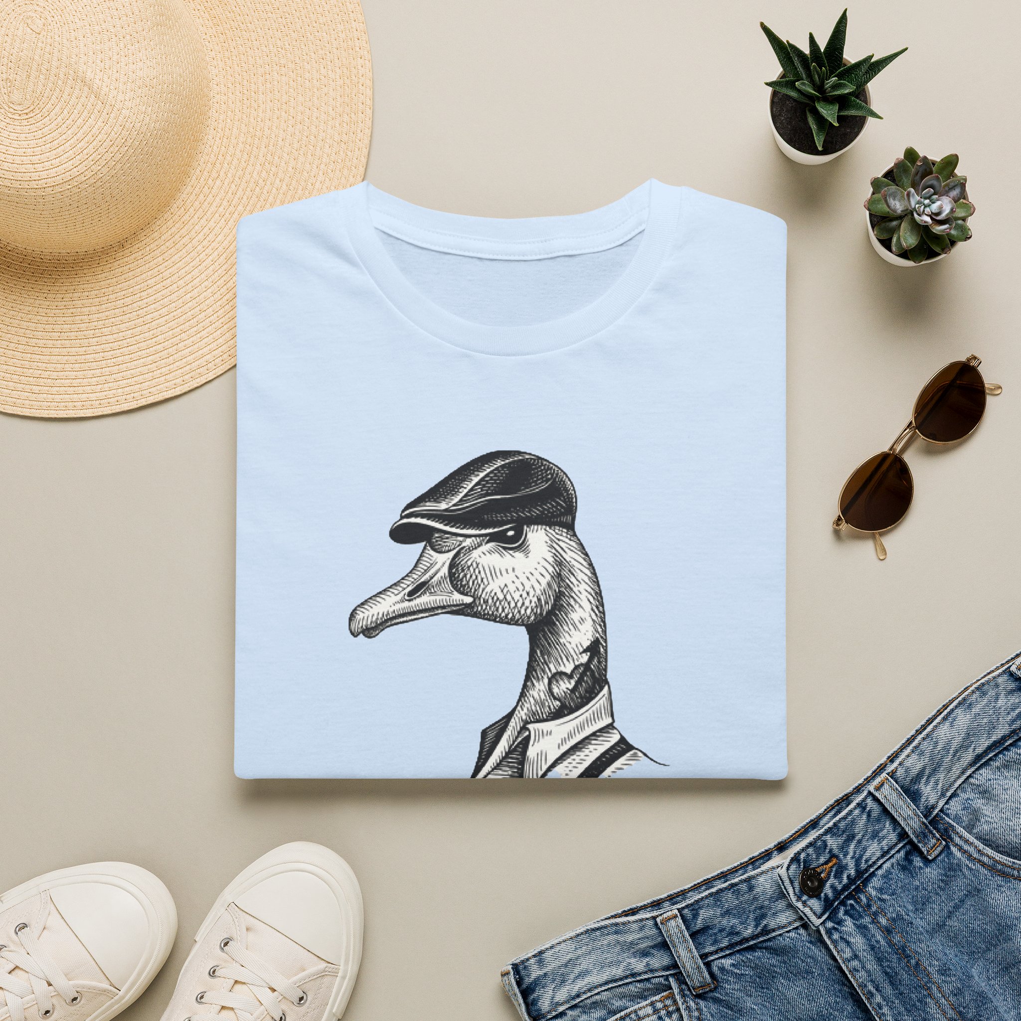 Goose Family Lot Shirt Unisex Softstyle - Image 33