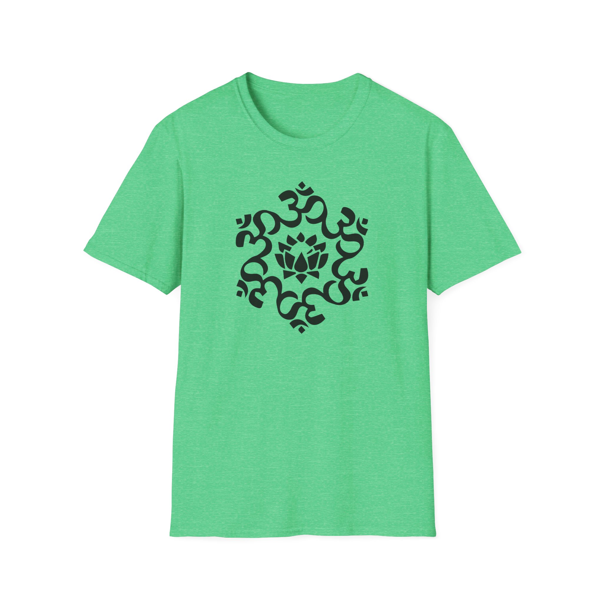 Third Eye om lotus Unisex Softstyle T-Shirt - Image 16