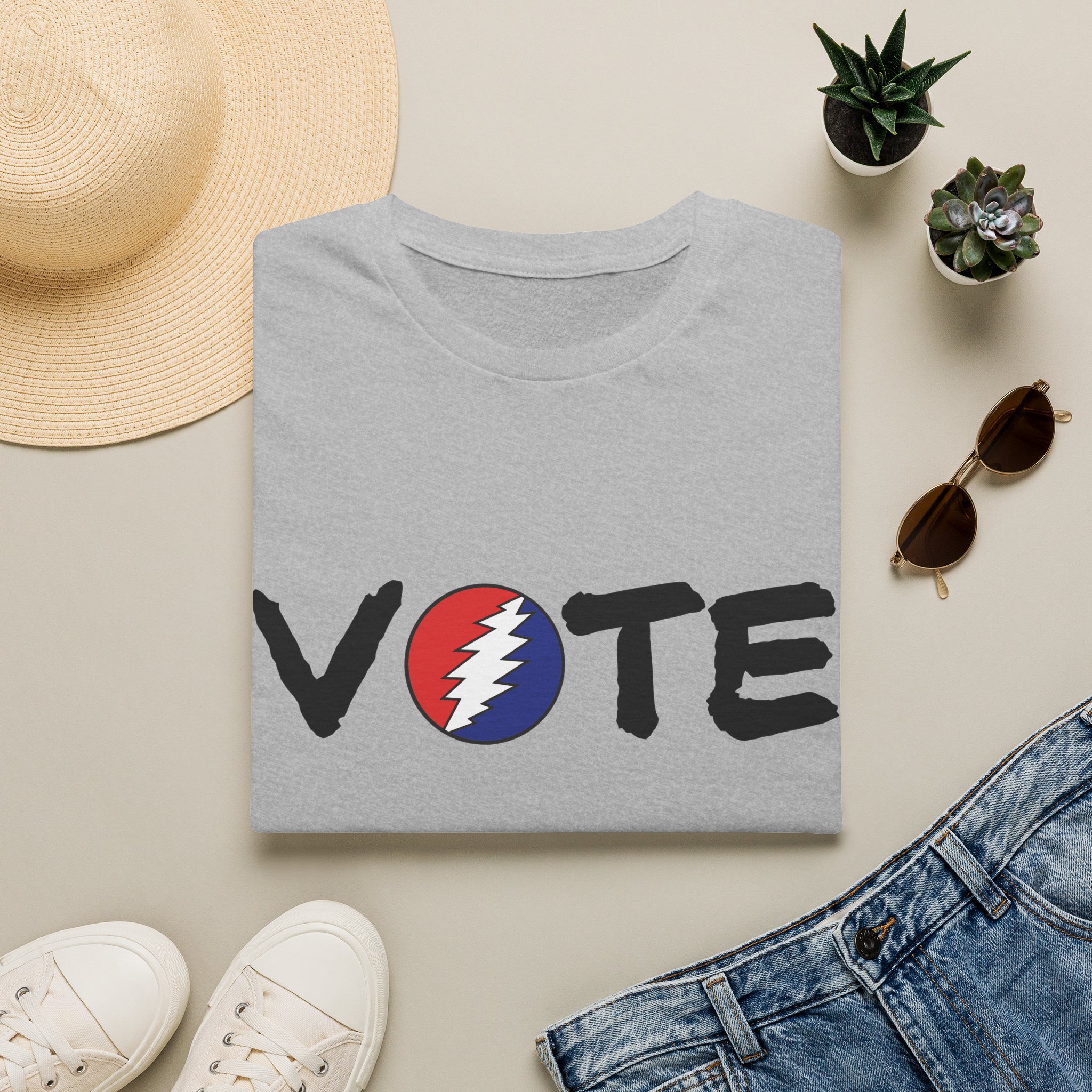 Grateful Dead Vote Lot Shirt Black Unisex Softstyle - Image 5