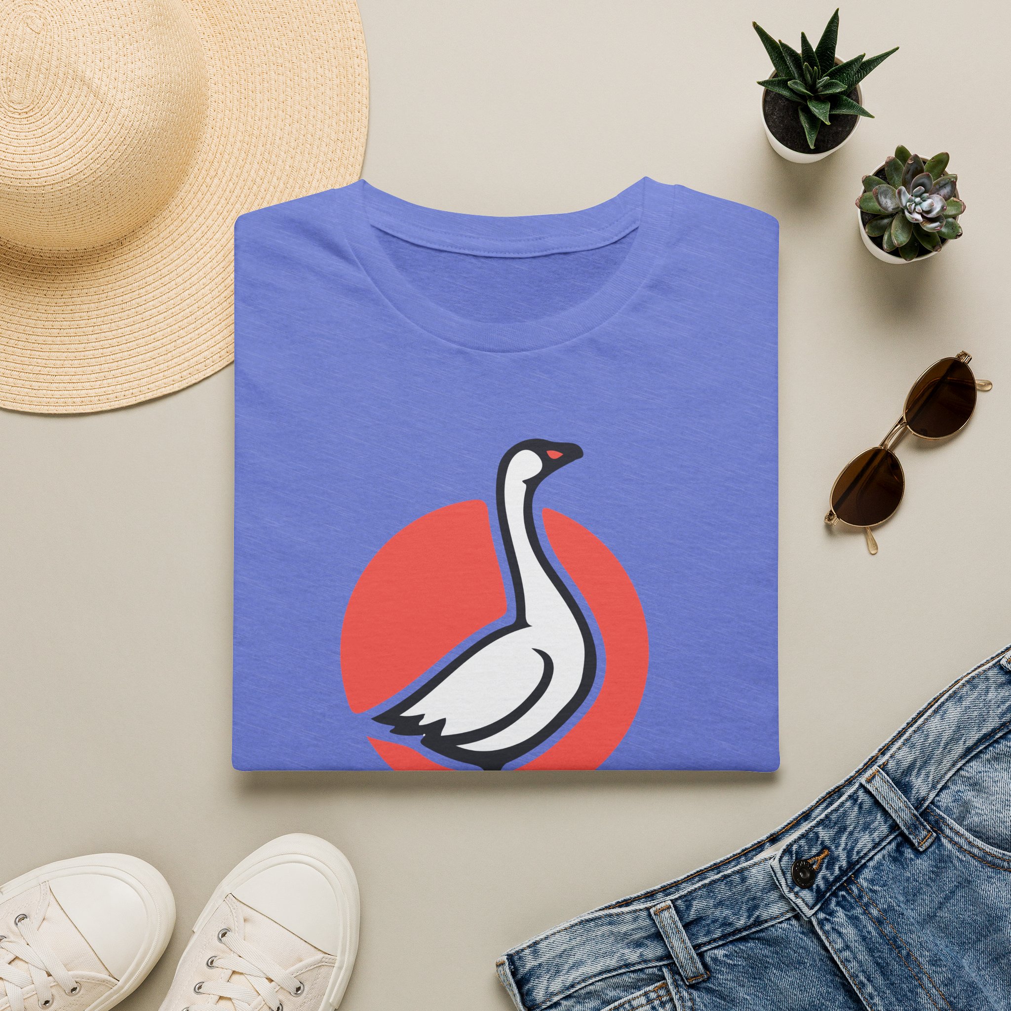Goose Big Sunshine Lot Shirt Unisex Softstyle - Image 37