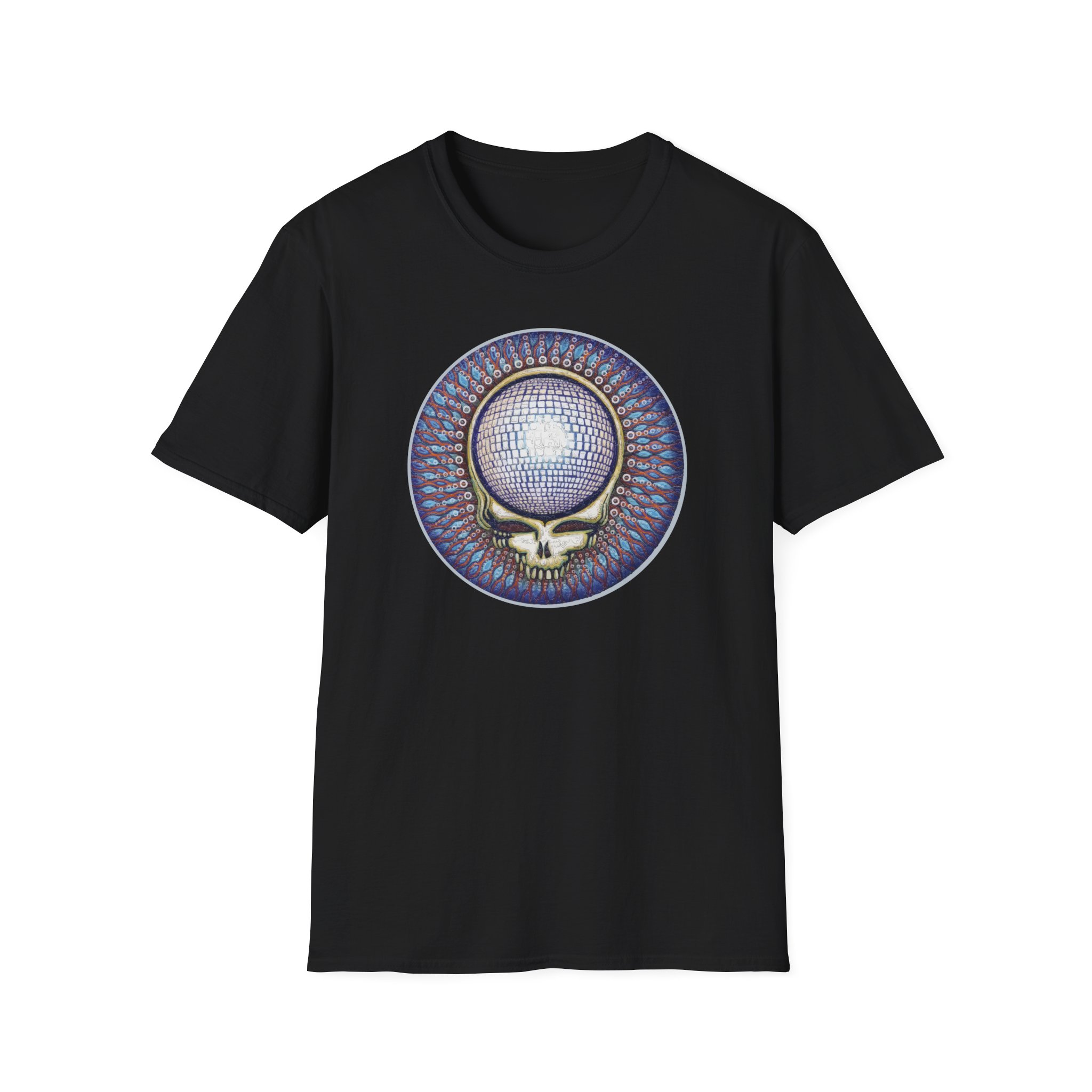 Grateful Dead Disco Ball Steal Your Face Lot Shirt Unisex Softstyle - Image 7