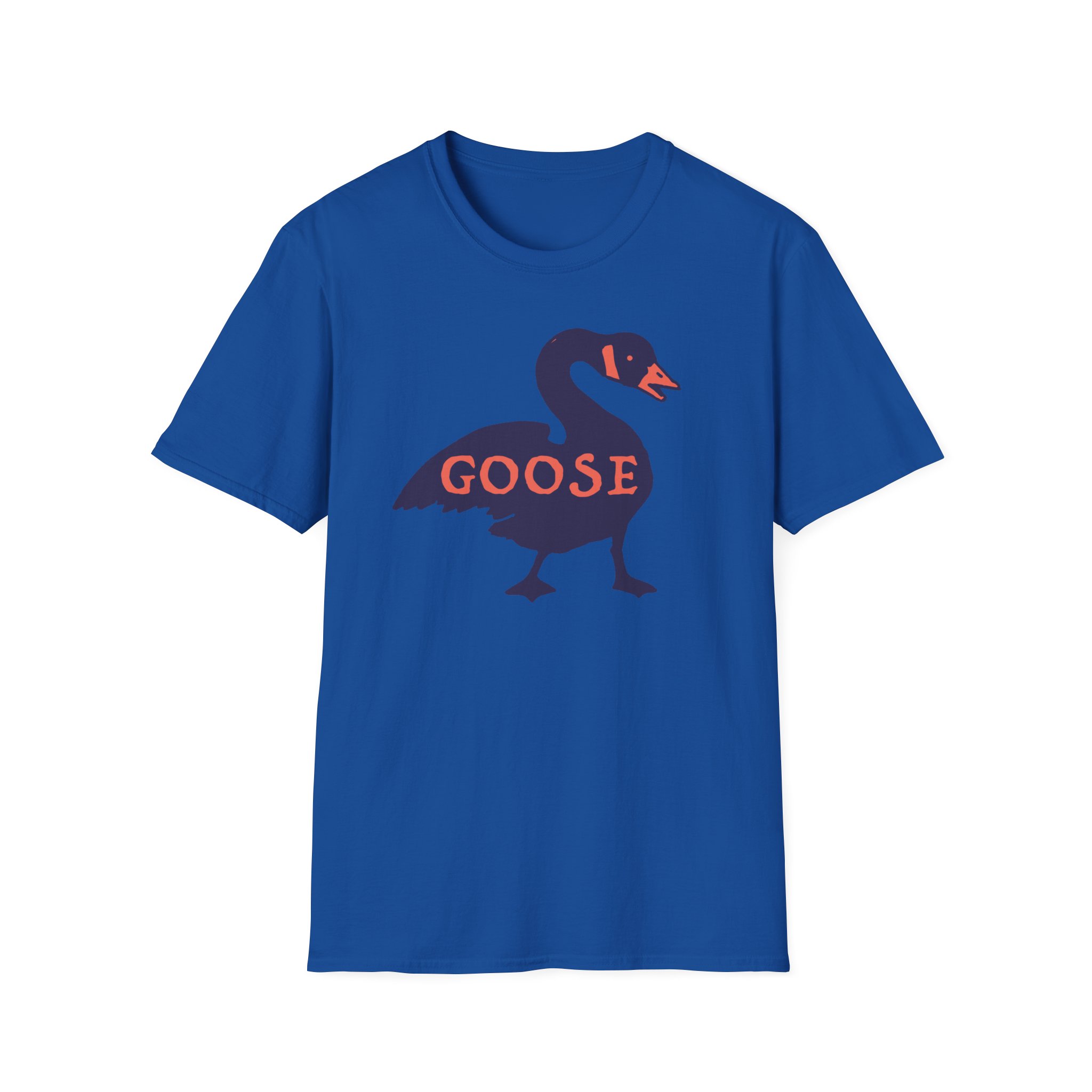Goose Violet Orange Lot Shirt Unisex Softstyle - Image 43