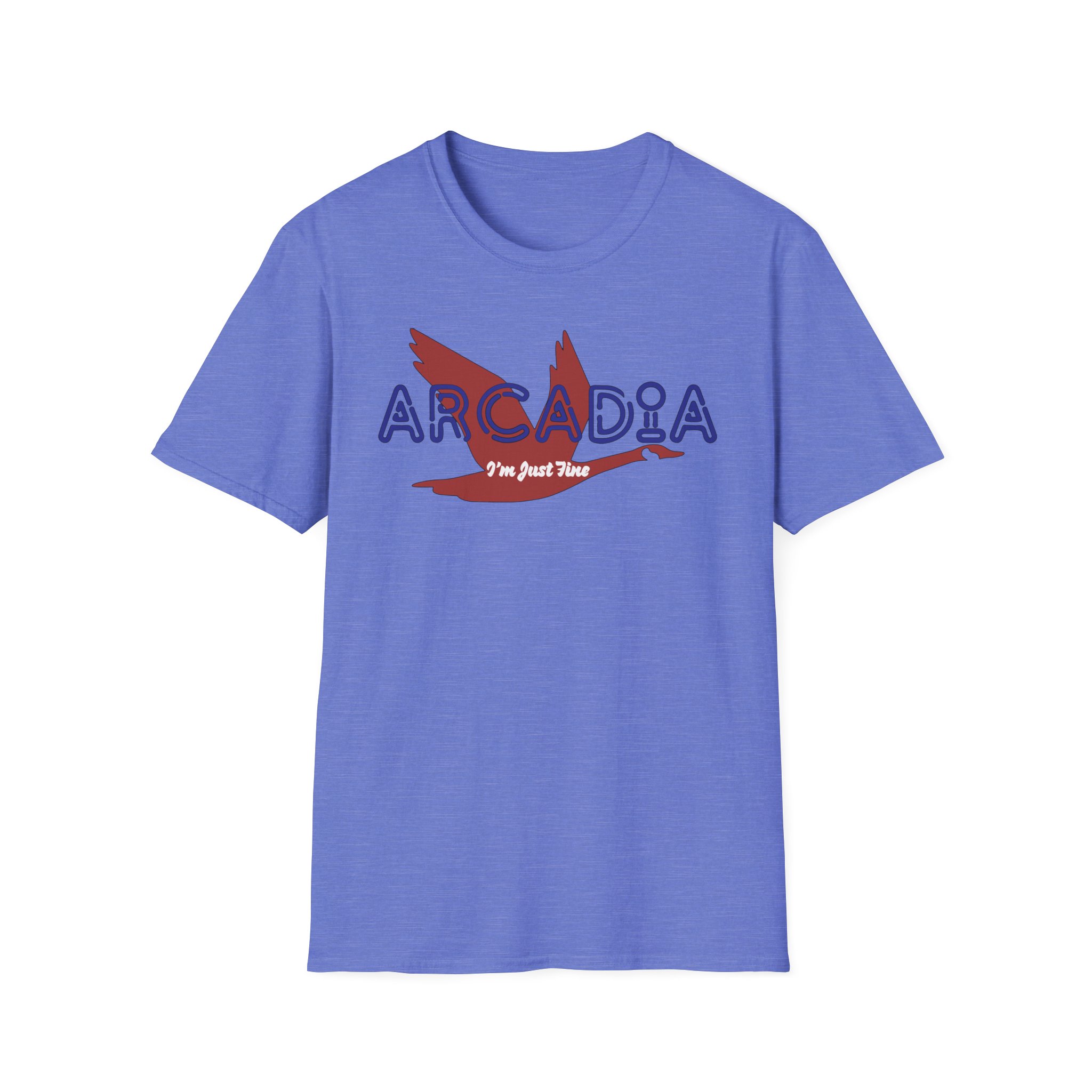 Goose Arcadia I'm Just Fine Lot Shirt Unisex Softstyle - Image 27