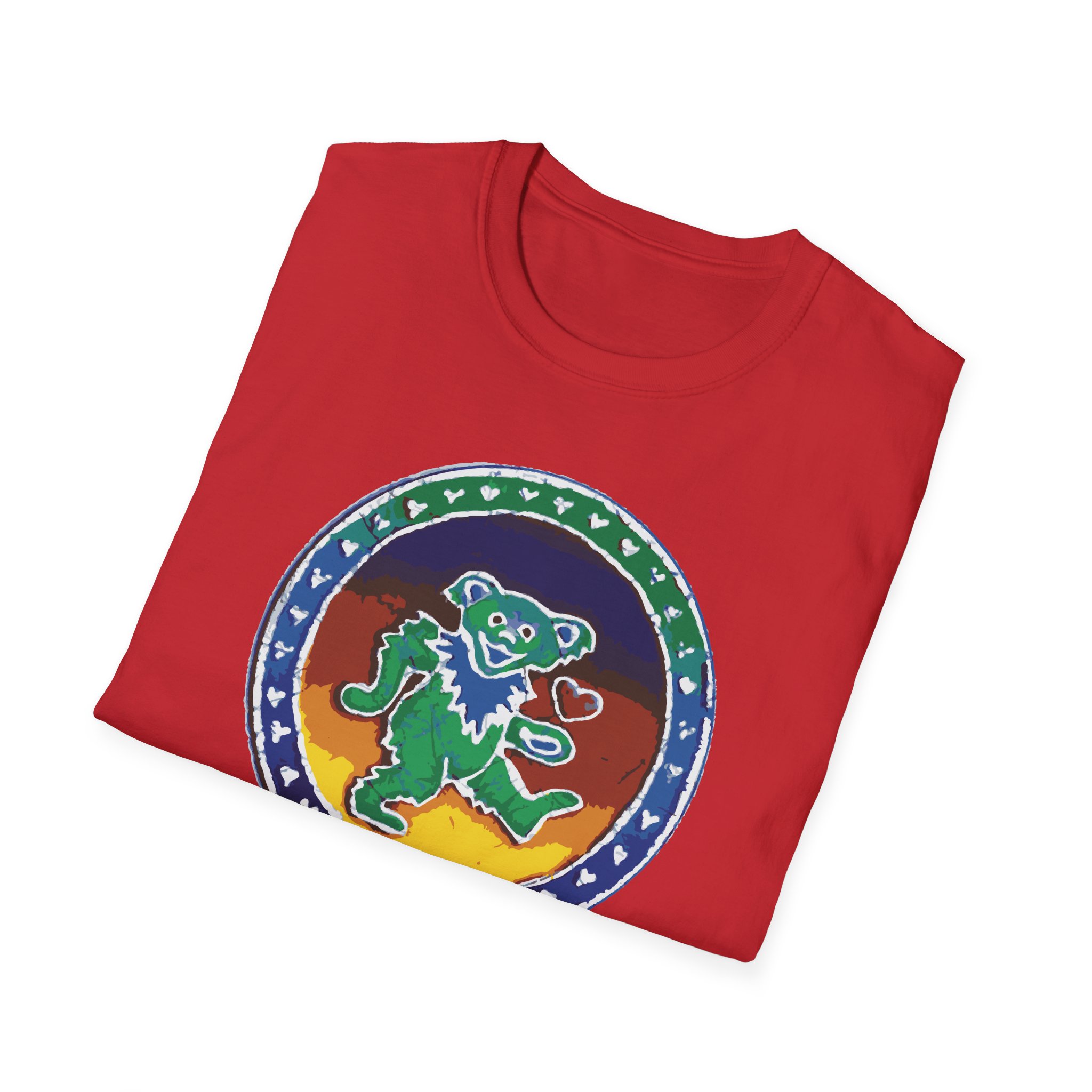 Grateful Dead Dancing Bear Lot Shirt Unisex Softstyle T-Shirt - Image 40