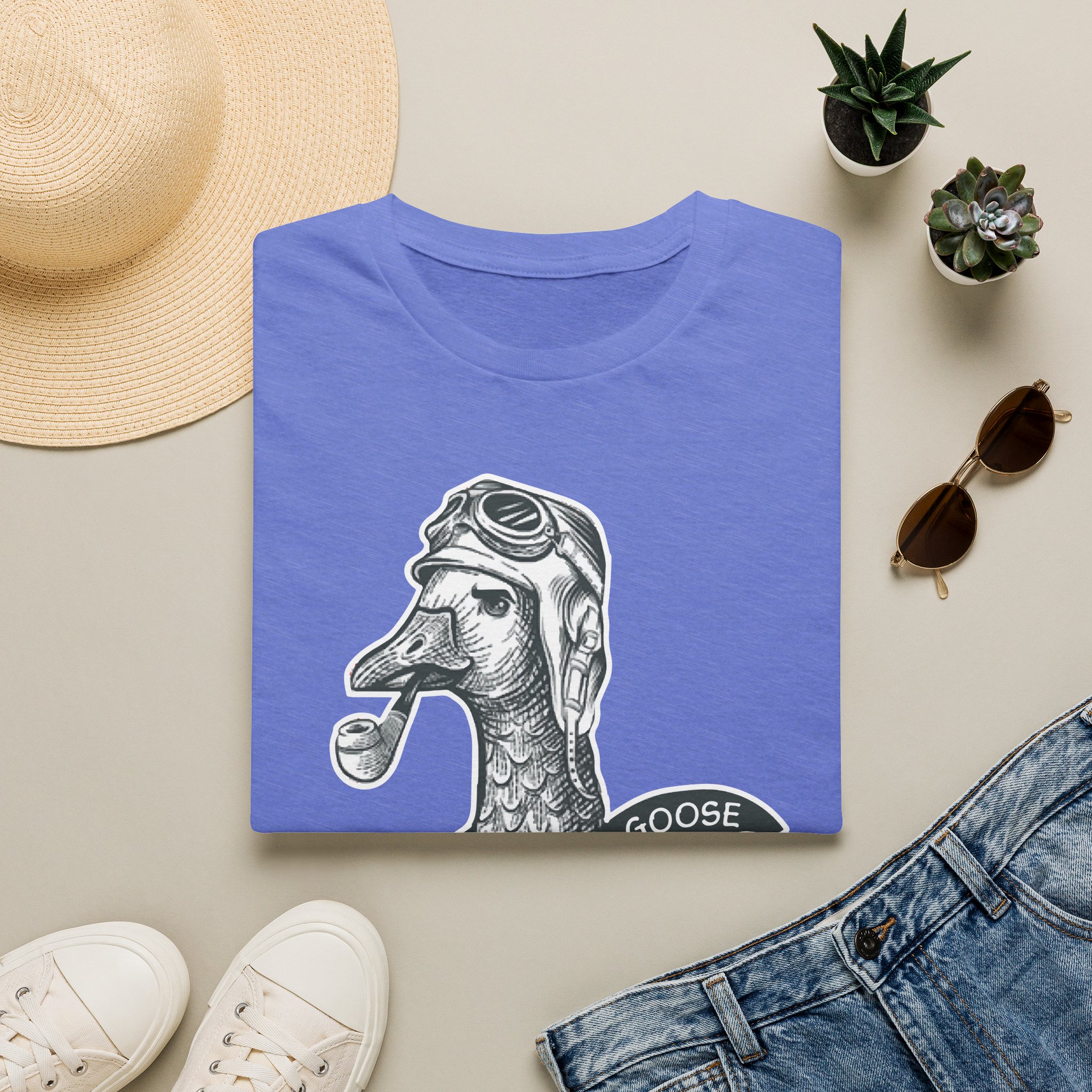 Goose Pilot Lot Shirt Unisex Softstyle - Image 41