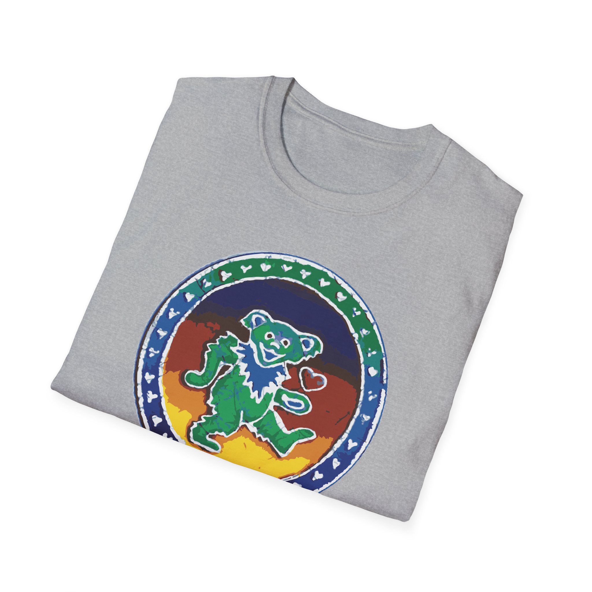 Grateful Dead Dancing Bear Lot Shirt Unisex Softstyle T-Shirt - Image 12