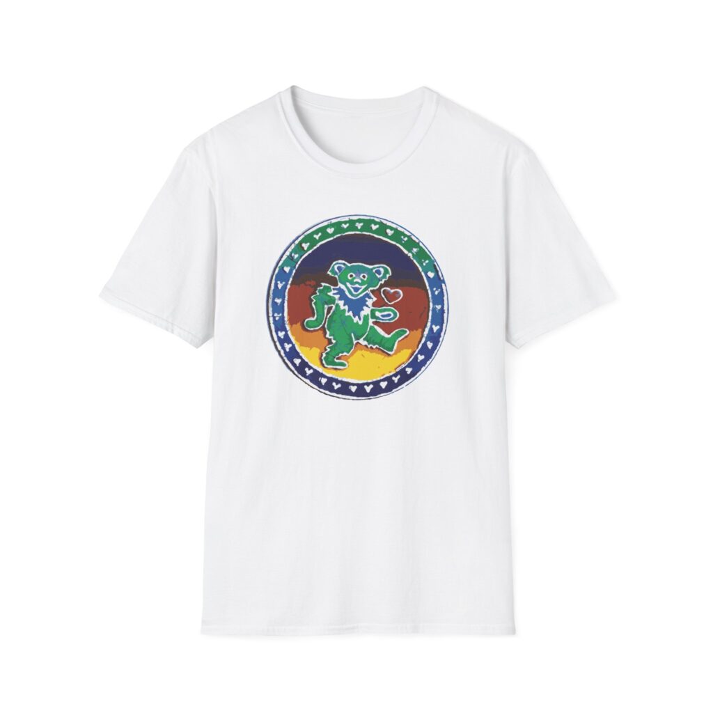 Grateful Dead Dancing Bear Lot Shirt Unisex Softstyle T-Shirt