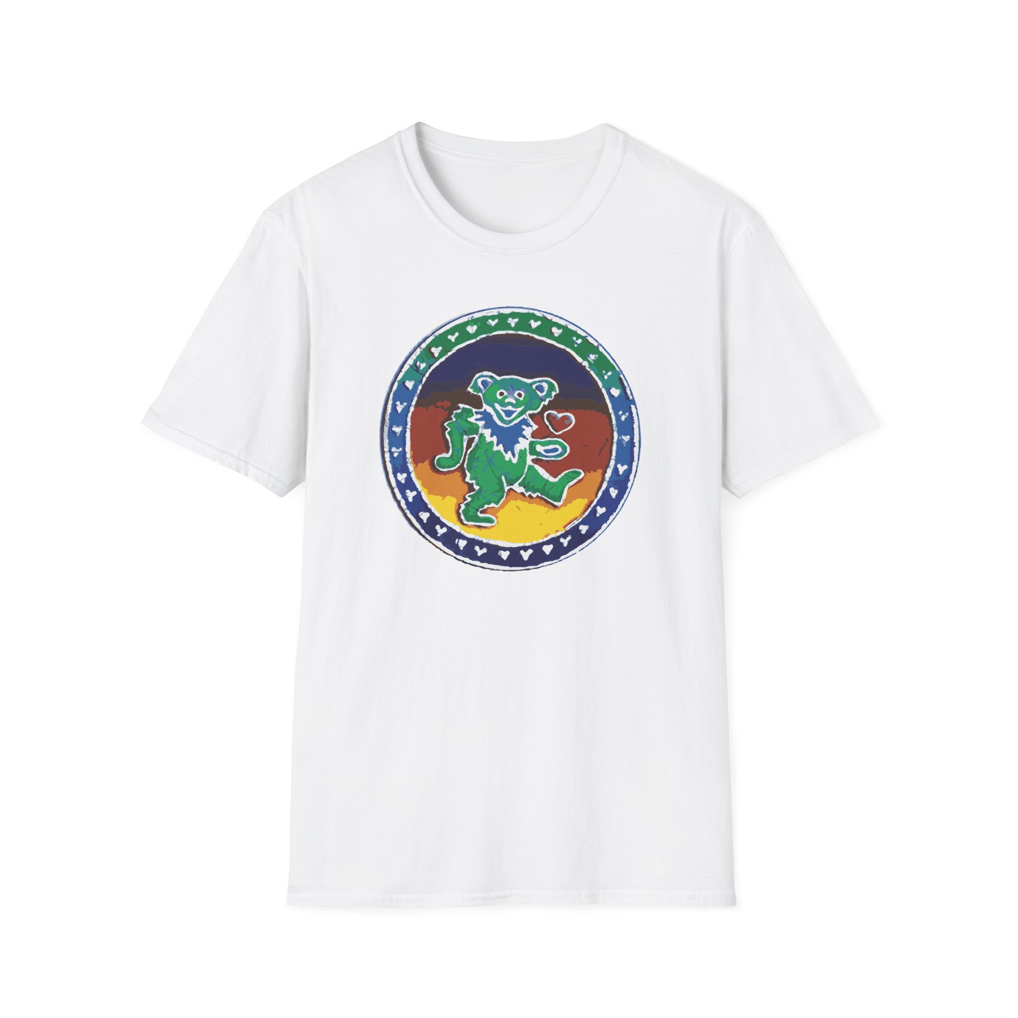 Grateful Dead Dancing Bear Lot Shirt Unisex Softstyle T-Shirt