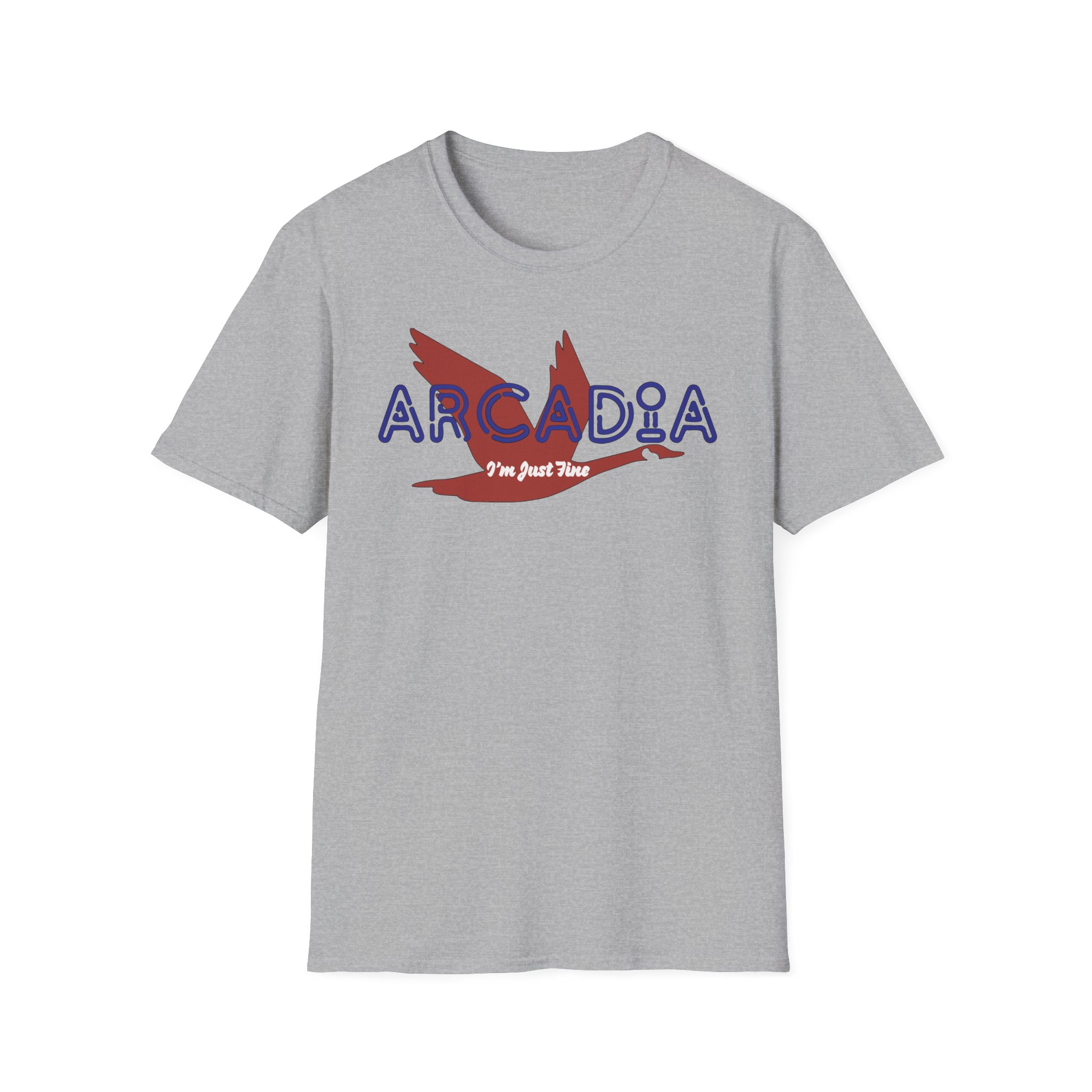 Goose Arcadia I'm Just Fine Lot Shirt Unisex Softstyle - Image 11