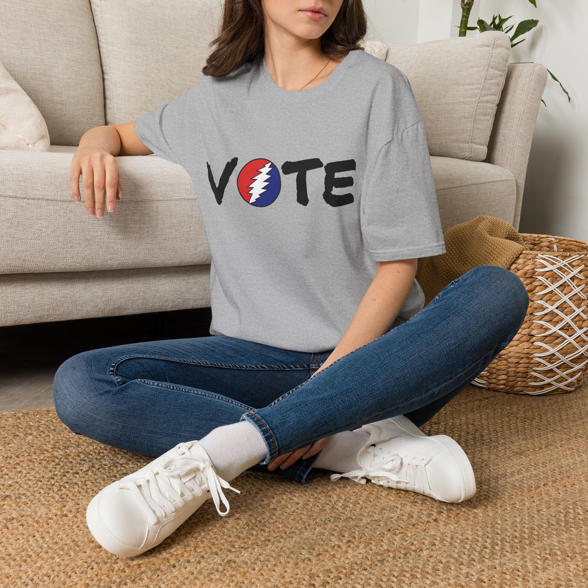 Grateful Dead Vote Lot Shirt Black Unisex Softstyle - Image 6