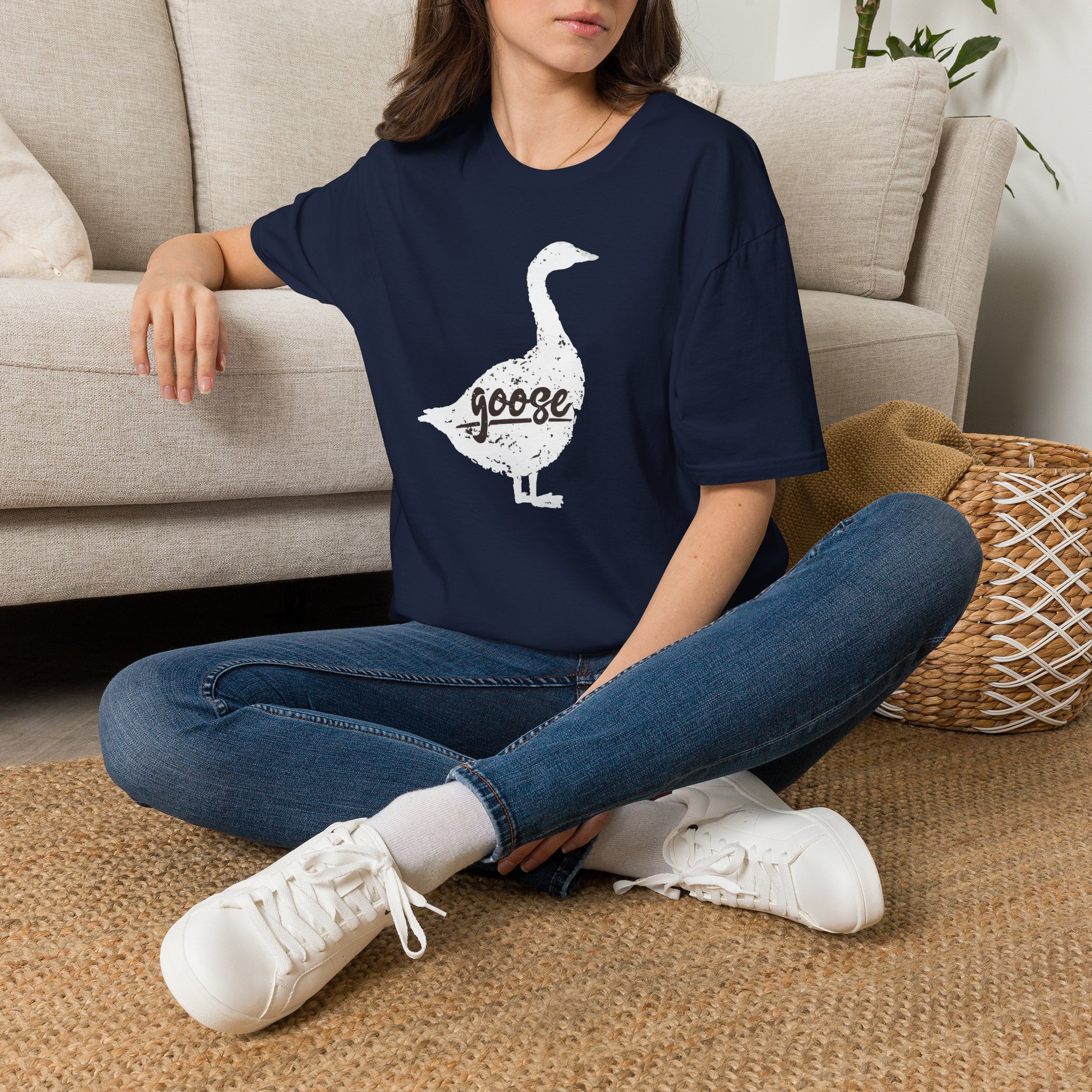Goose White Goose Lot Shirt Unisex Softstyle - Image 50