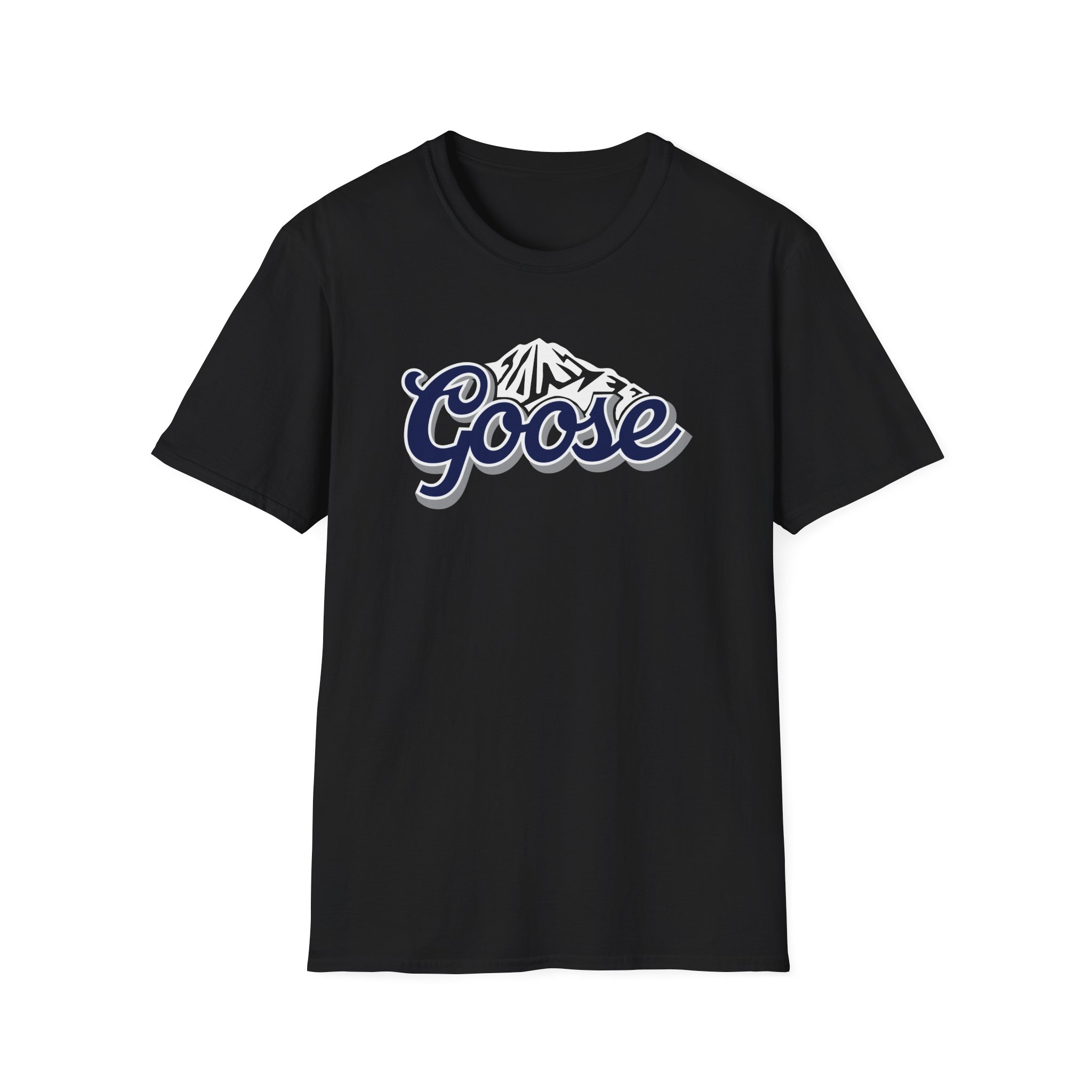 Goose Coors Blue Mountain Lot Shirt Unisex Softstyle - Image 3