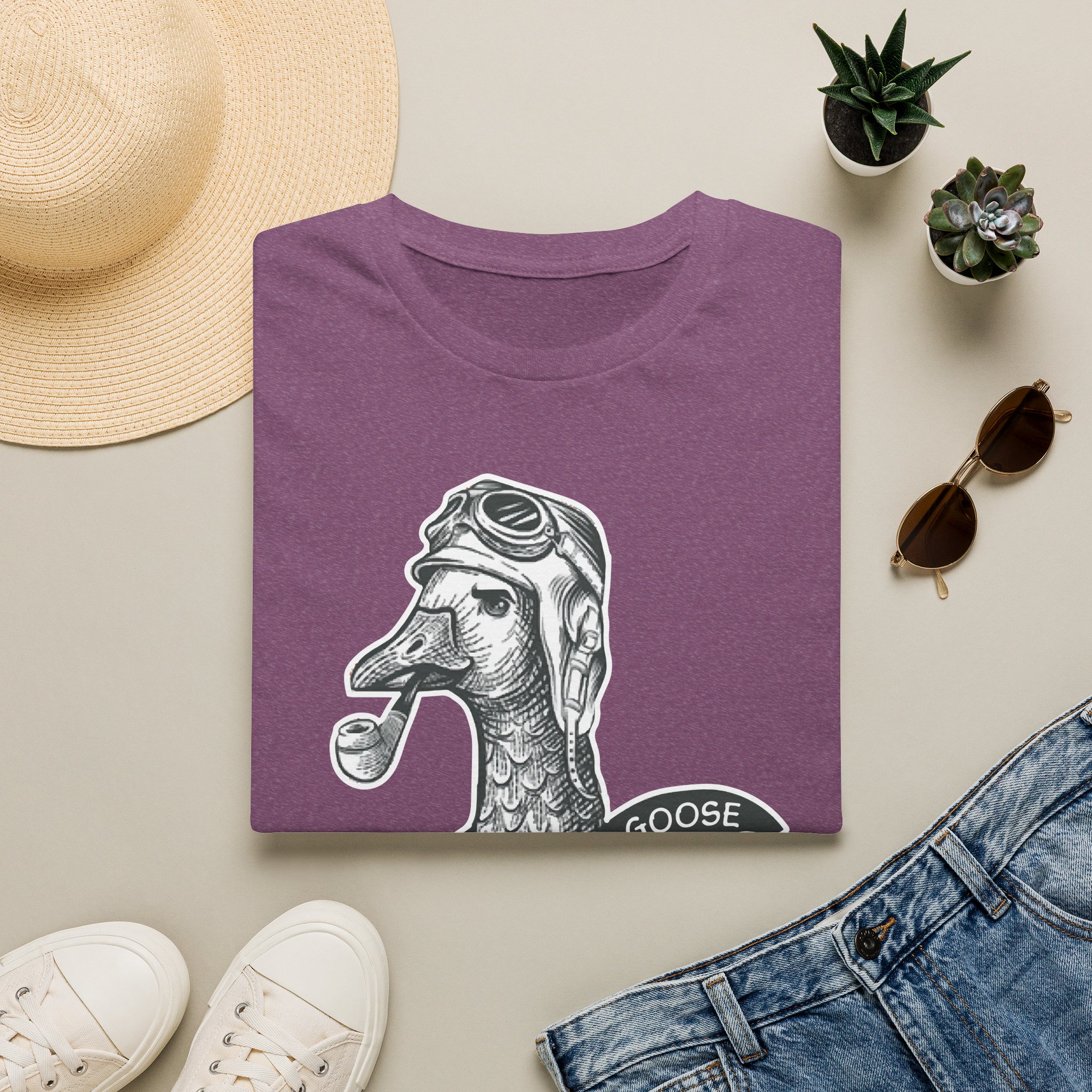 Goose Pilot Lot Shirt Unisex Softstyle - Image 57