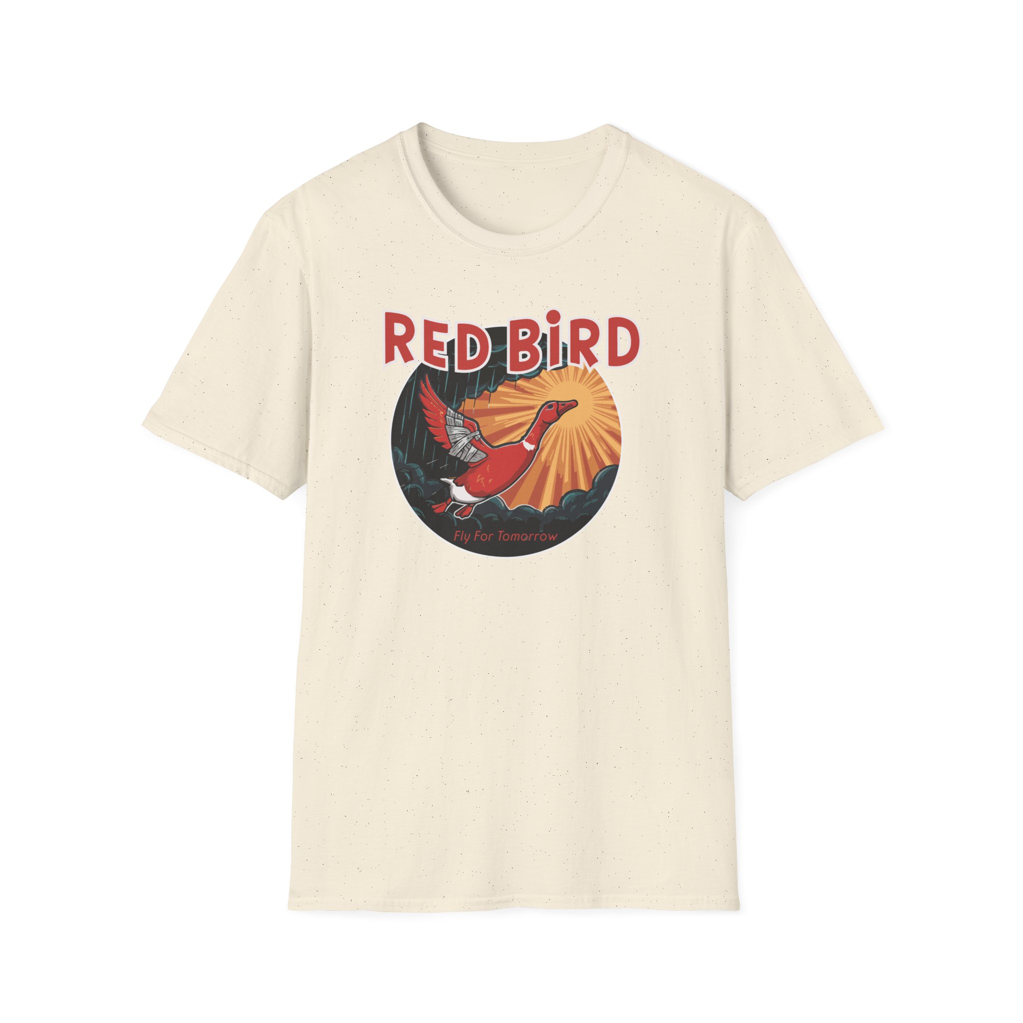Goose Red Bird Lot Shirt Unisex Softstyle - Image 15