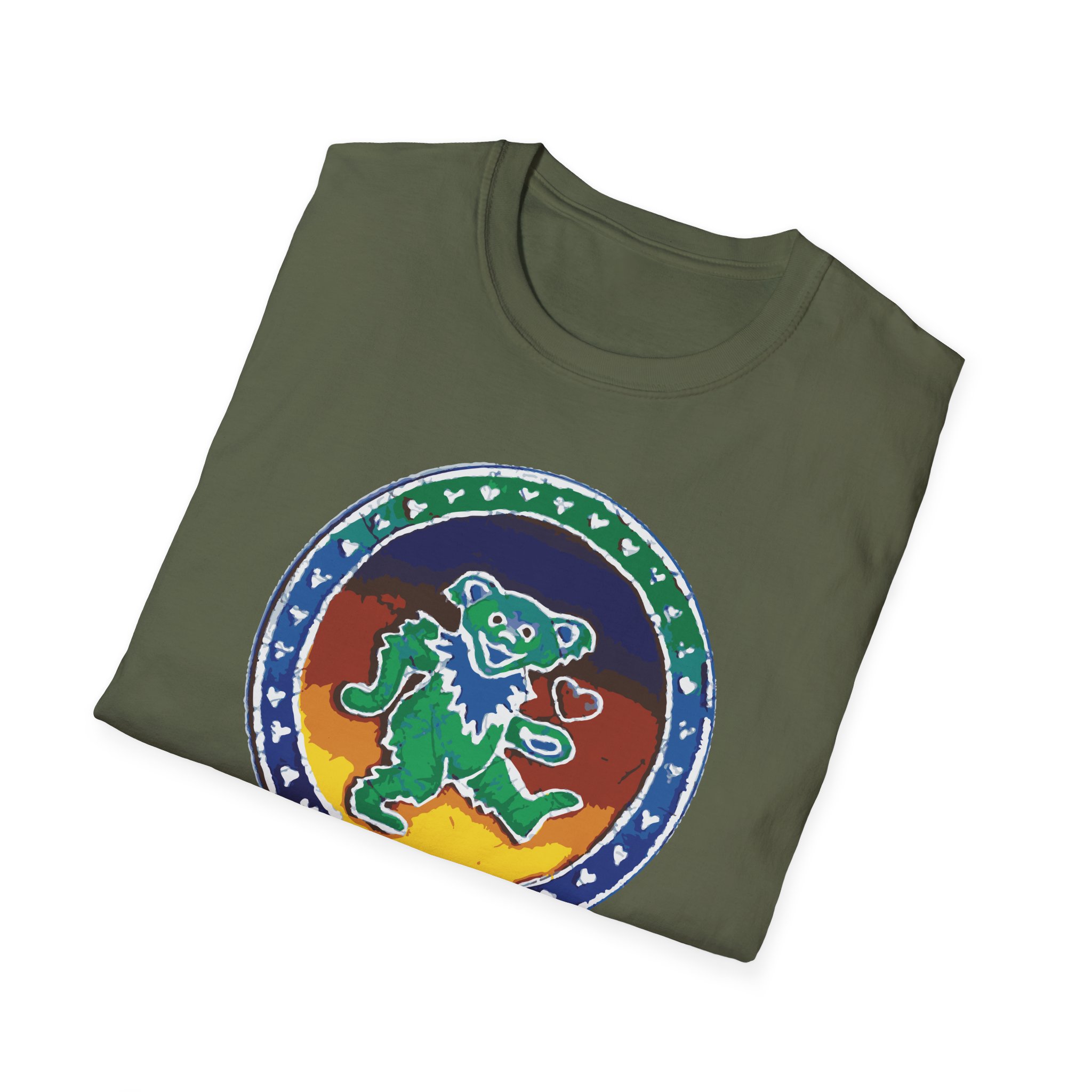 Grateful Dead Dancing Bear Lot Shirt Unisex Softstyle T-Shirt - Image 20