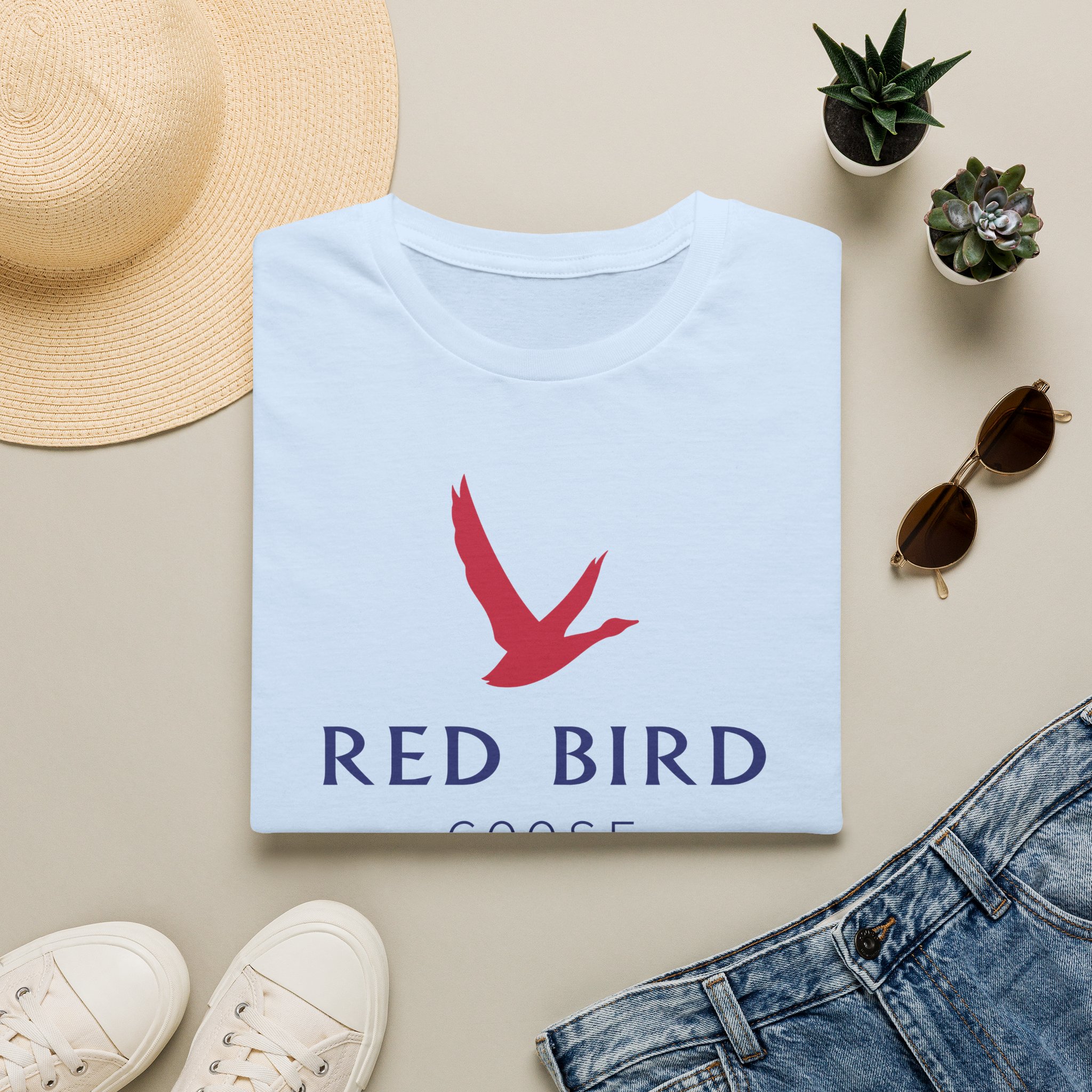 Goose Red Bird Grey Goose Lot Shirt Unisex Softstyle - Image 13