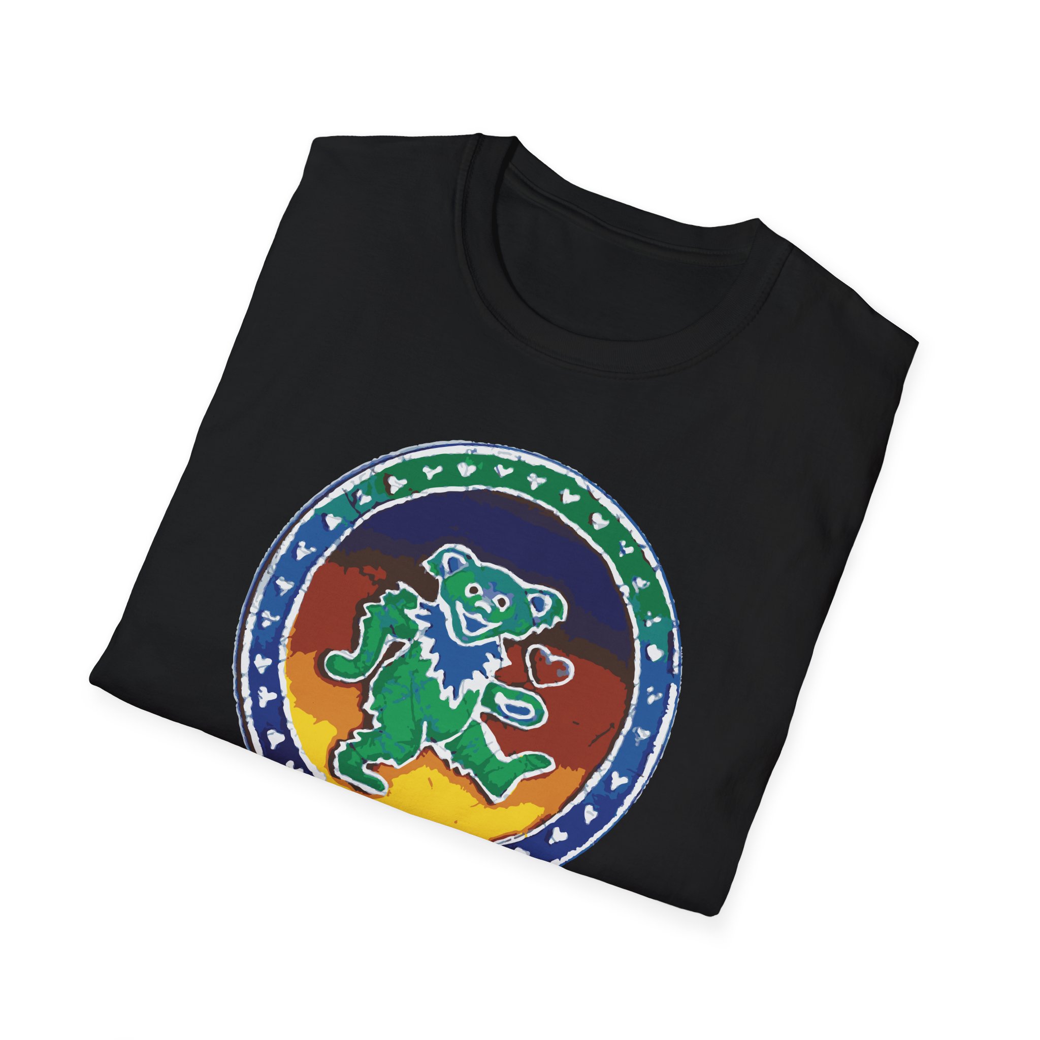 Grateful Dead Dancing Bear Lot Shirt Unisex Softstyle T-Shirt - Image 8