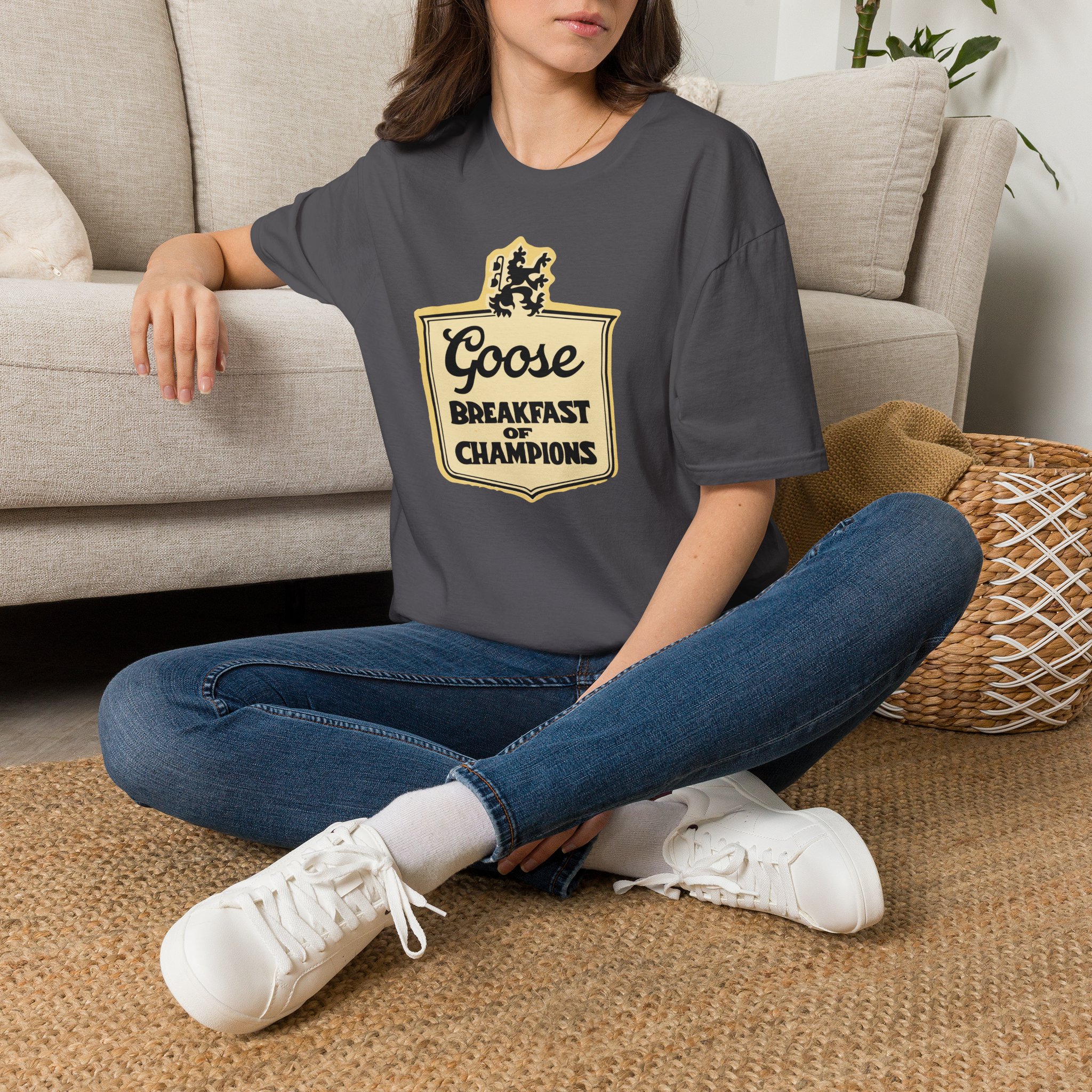 Goose Breakfast of Champions Lot Shirt Unisex Softstyle - Image 42