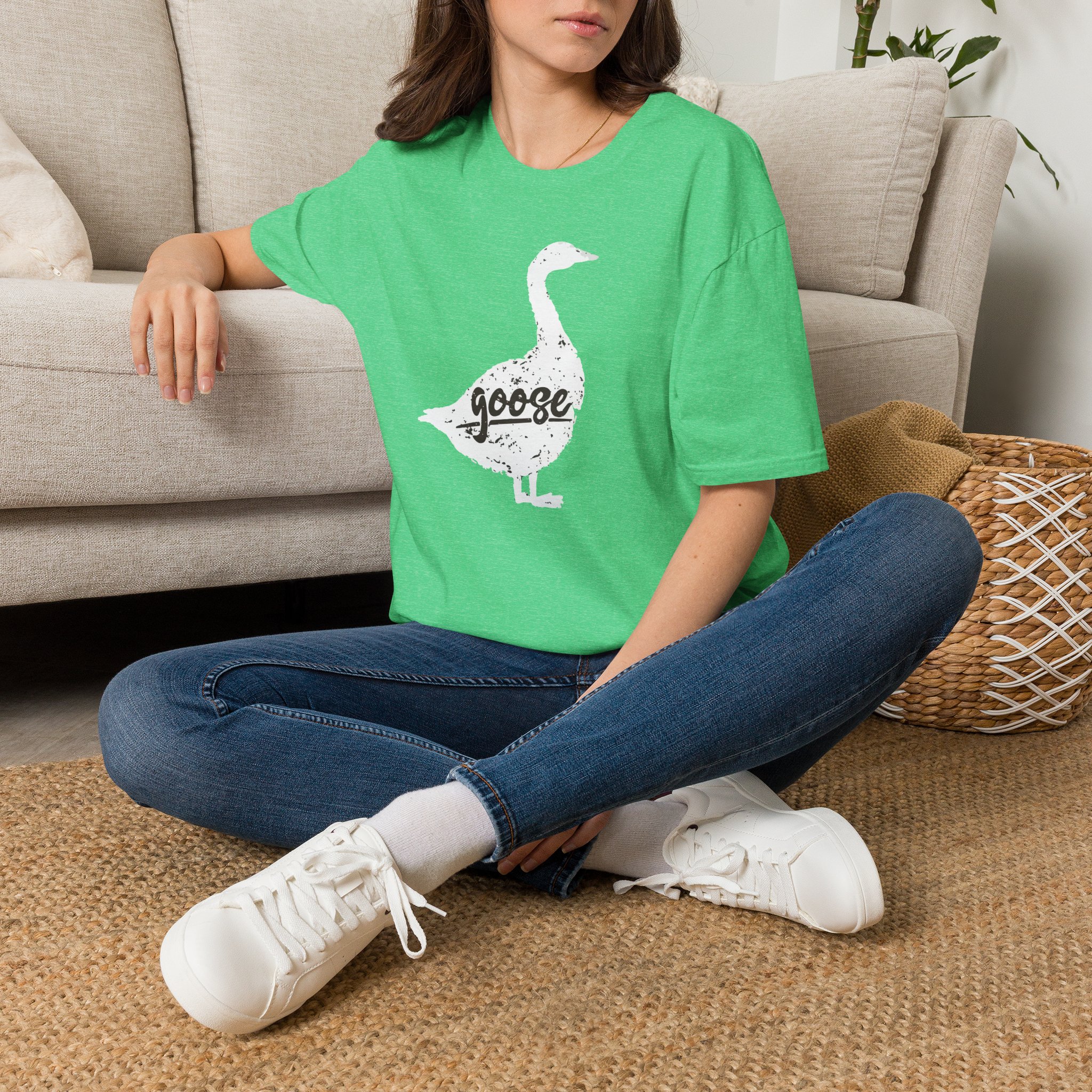 Goose White Goose Lot Shirt Unisex Softstyle - Image 30