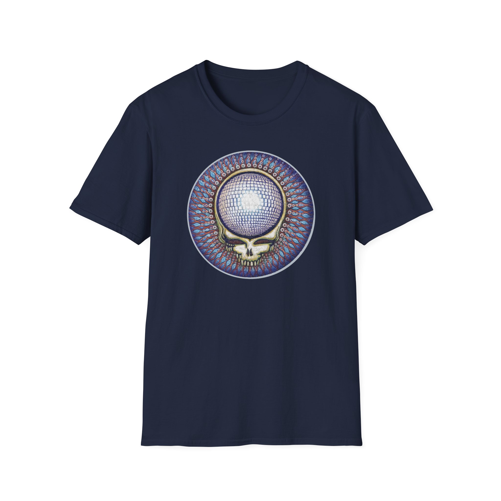 Grateful Dead Disco Ball Steal Your Face Lot Shirt Unisex Softstyle - Image 35