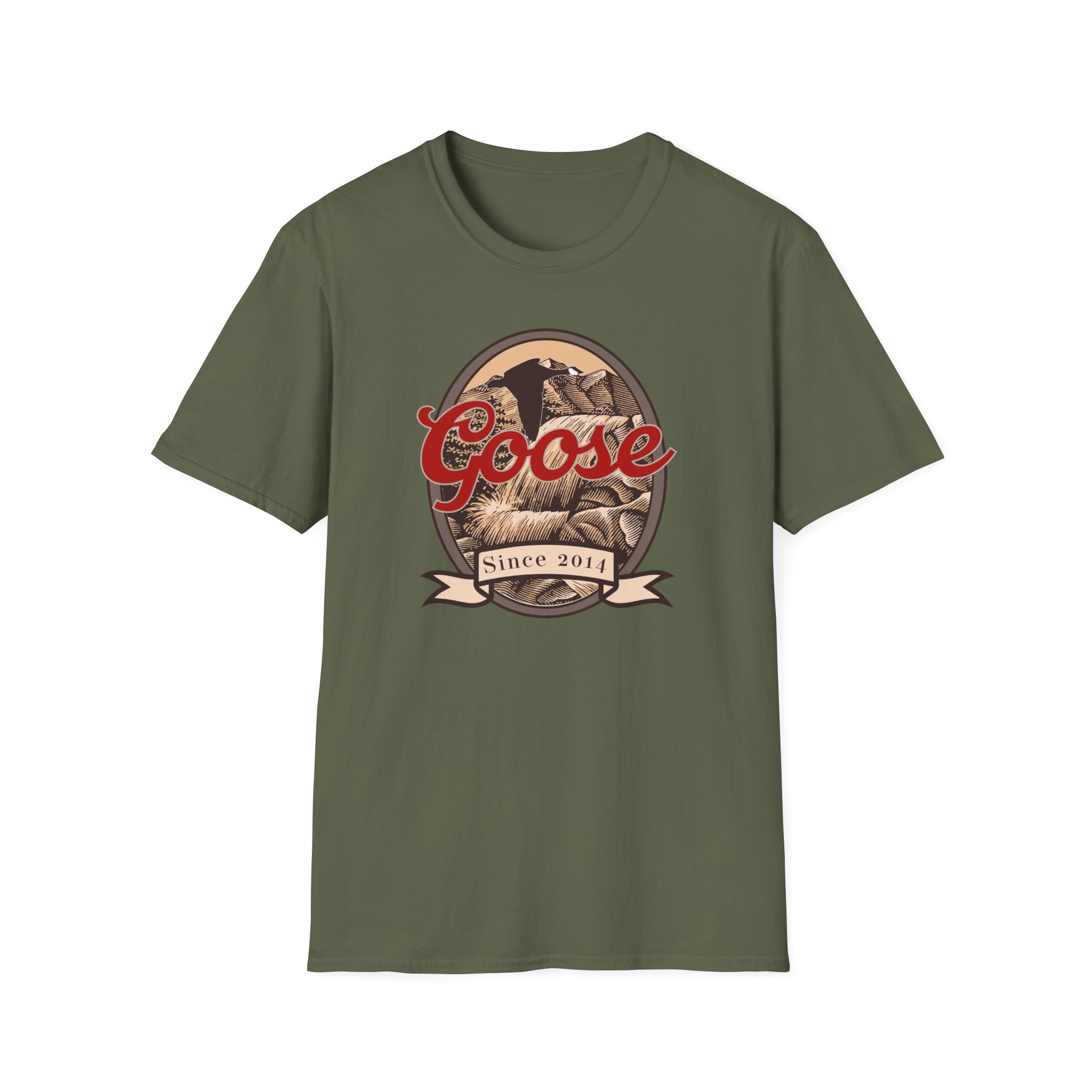 Goose Waterfall Banner Lot Shirt Unisex Softstyle - Image 23
