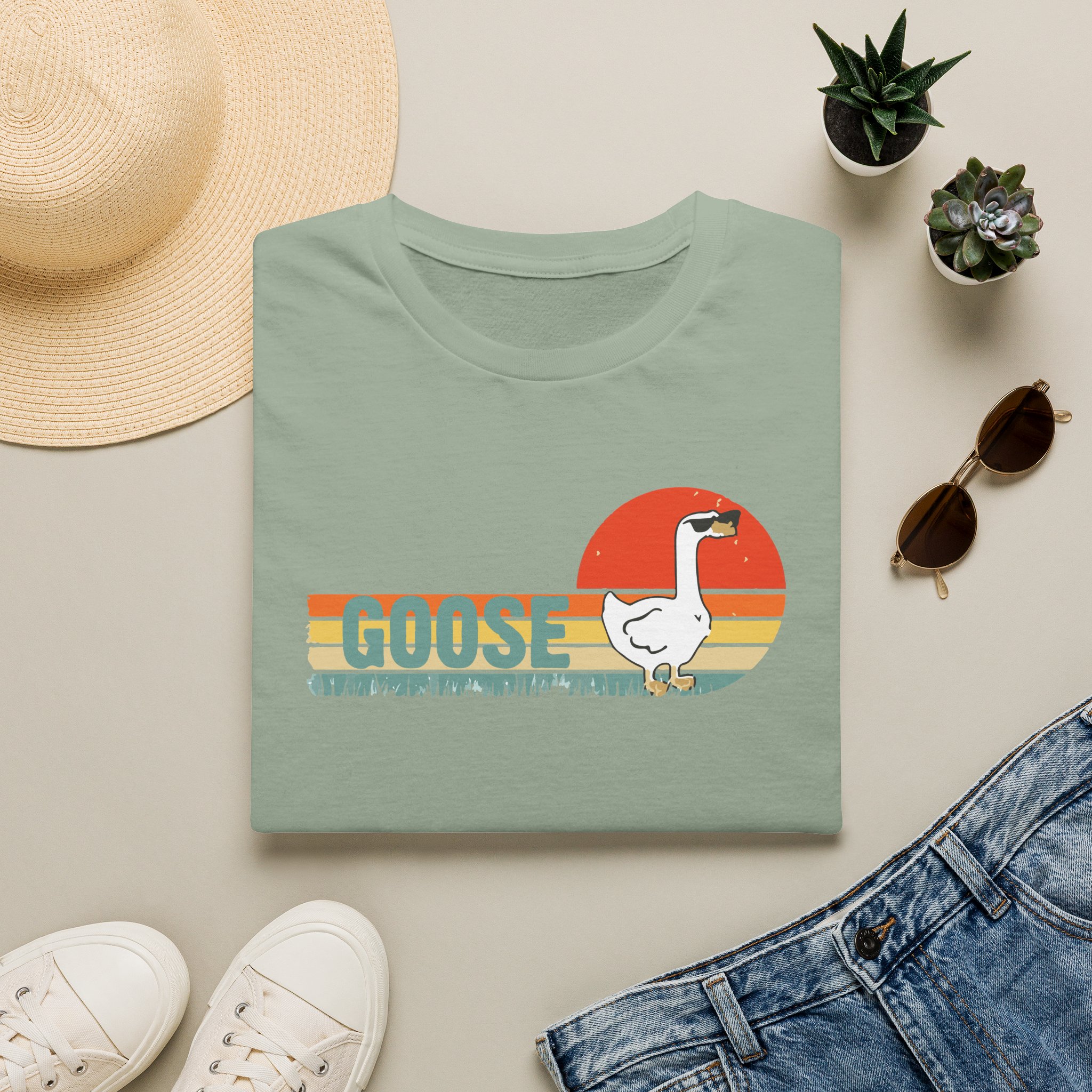 Goose Retro Lot Shirt Unisex Softstyle - Image 21