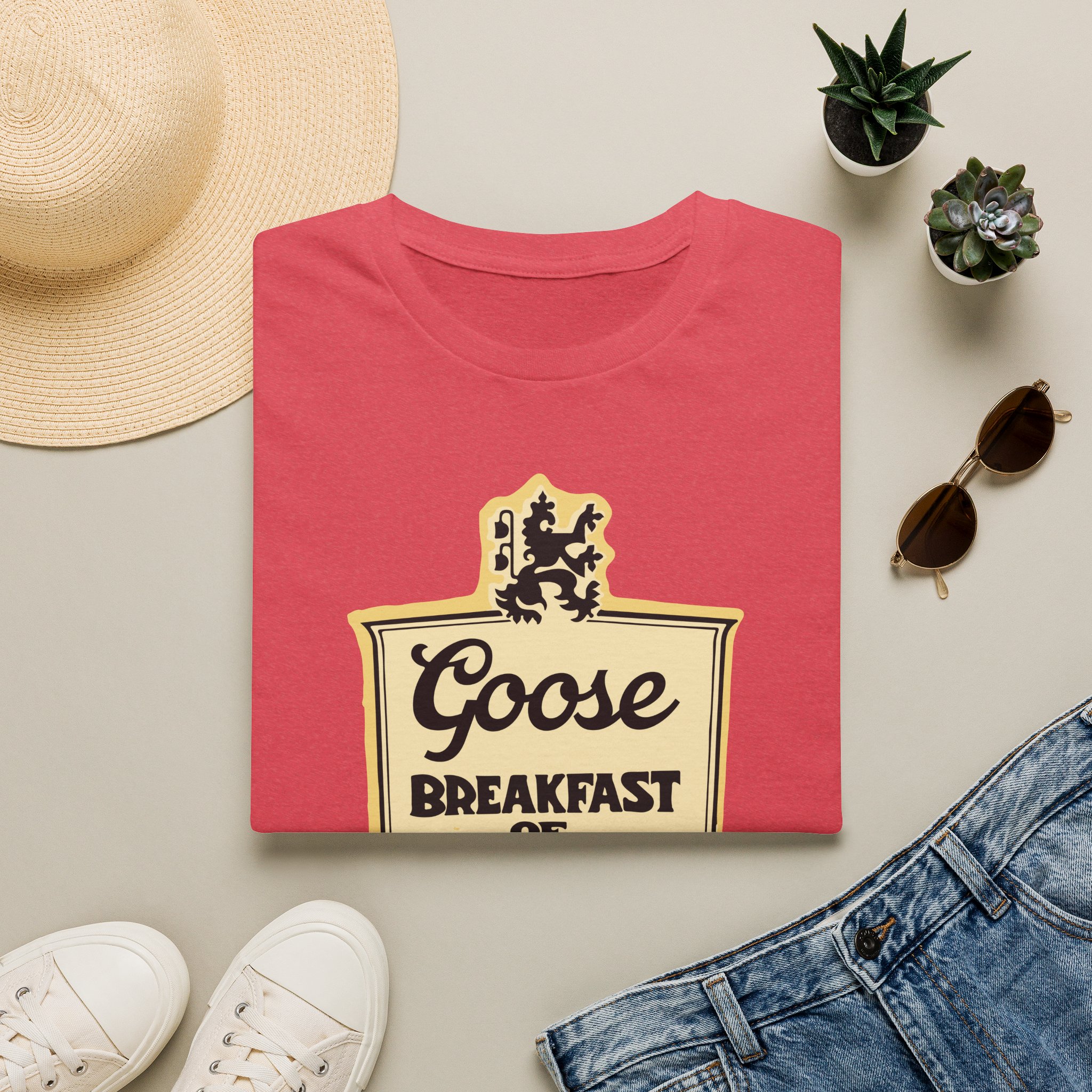 Goose Breakfast of Champions Lot Shirt Unisex Softstyle - Image 57