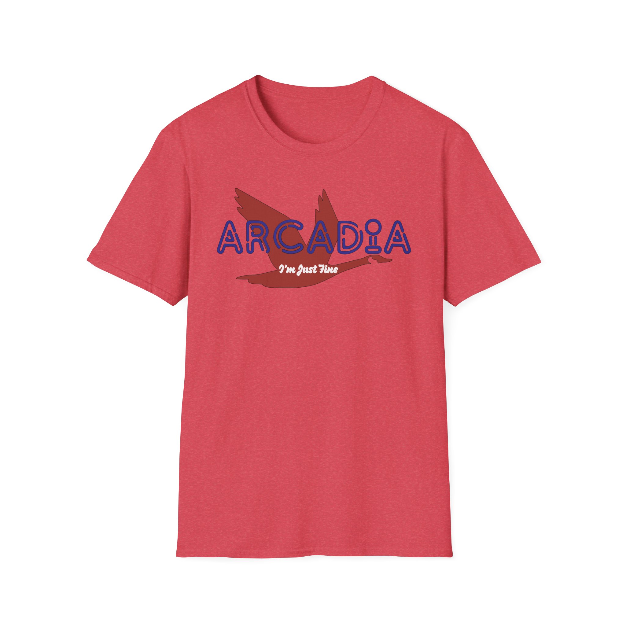 Goose Arcadia I'm Just Fine Lot Shirt Unisex Softstyle - Image 43
