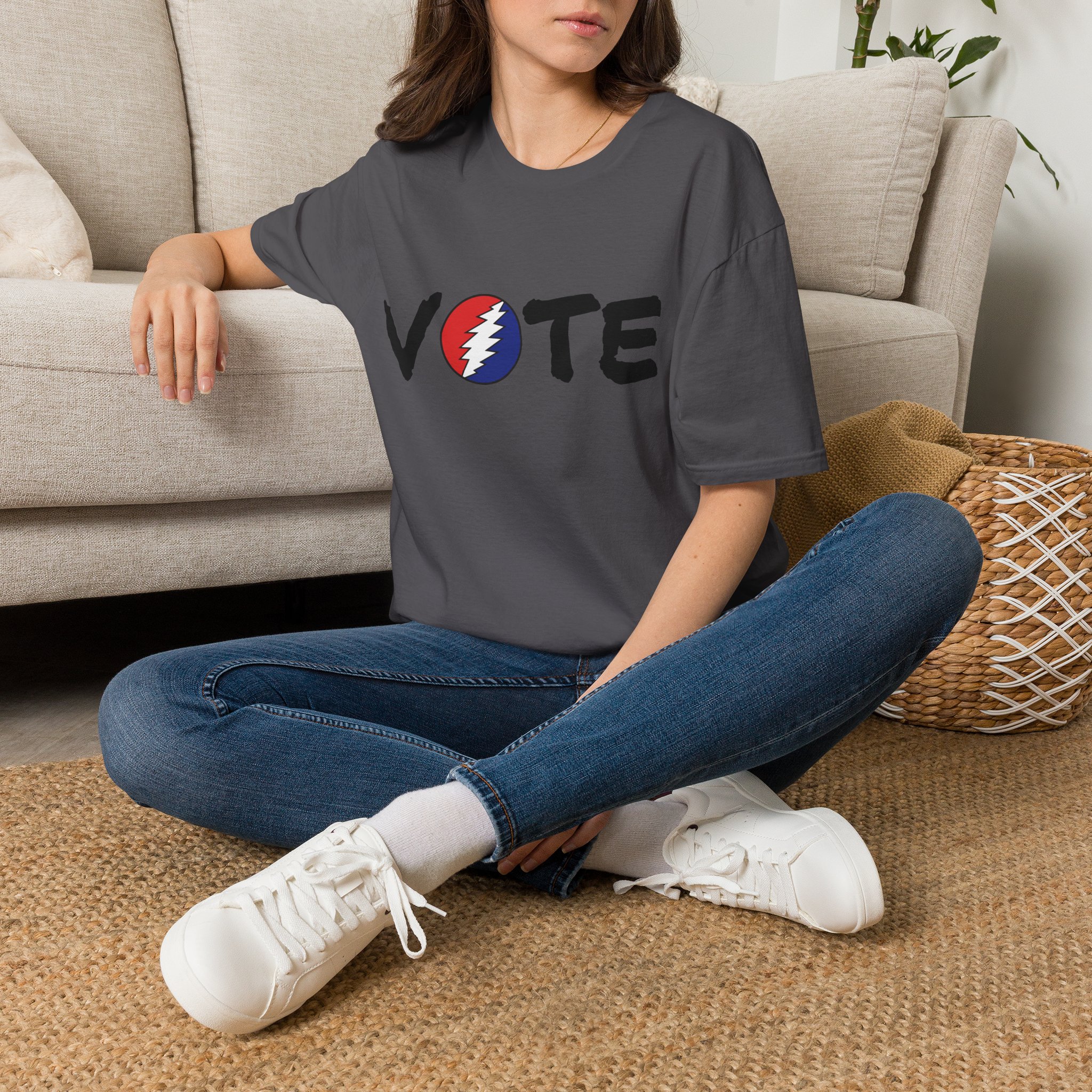Grateful Dead Vote Lot Shirt Black Unisex Softstyle - Image 22