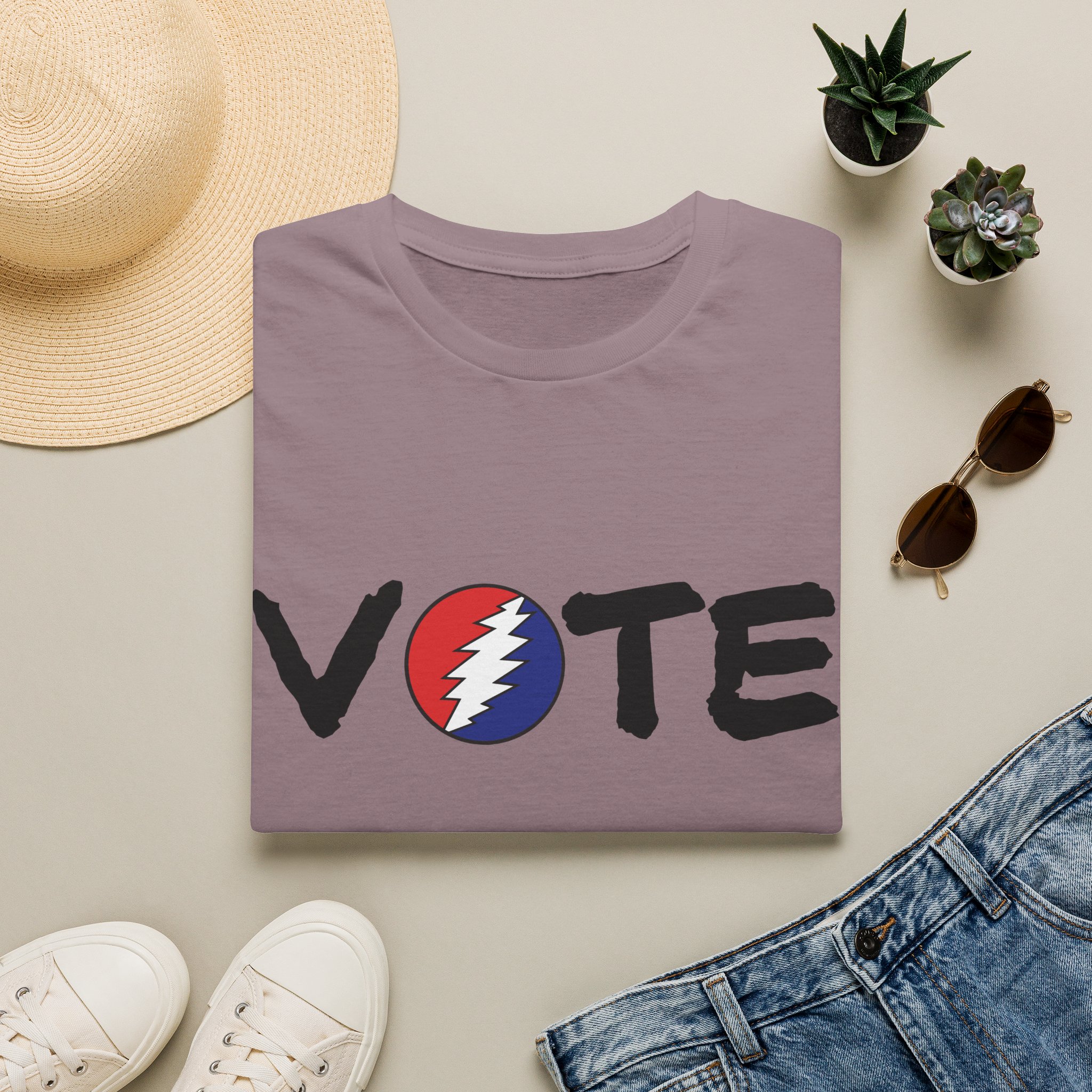 Grateful Dead Vote Lot Shirt Black Unisex Softstyle - Image 29