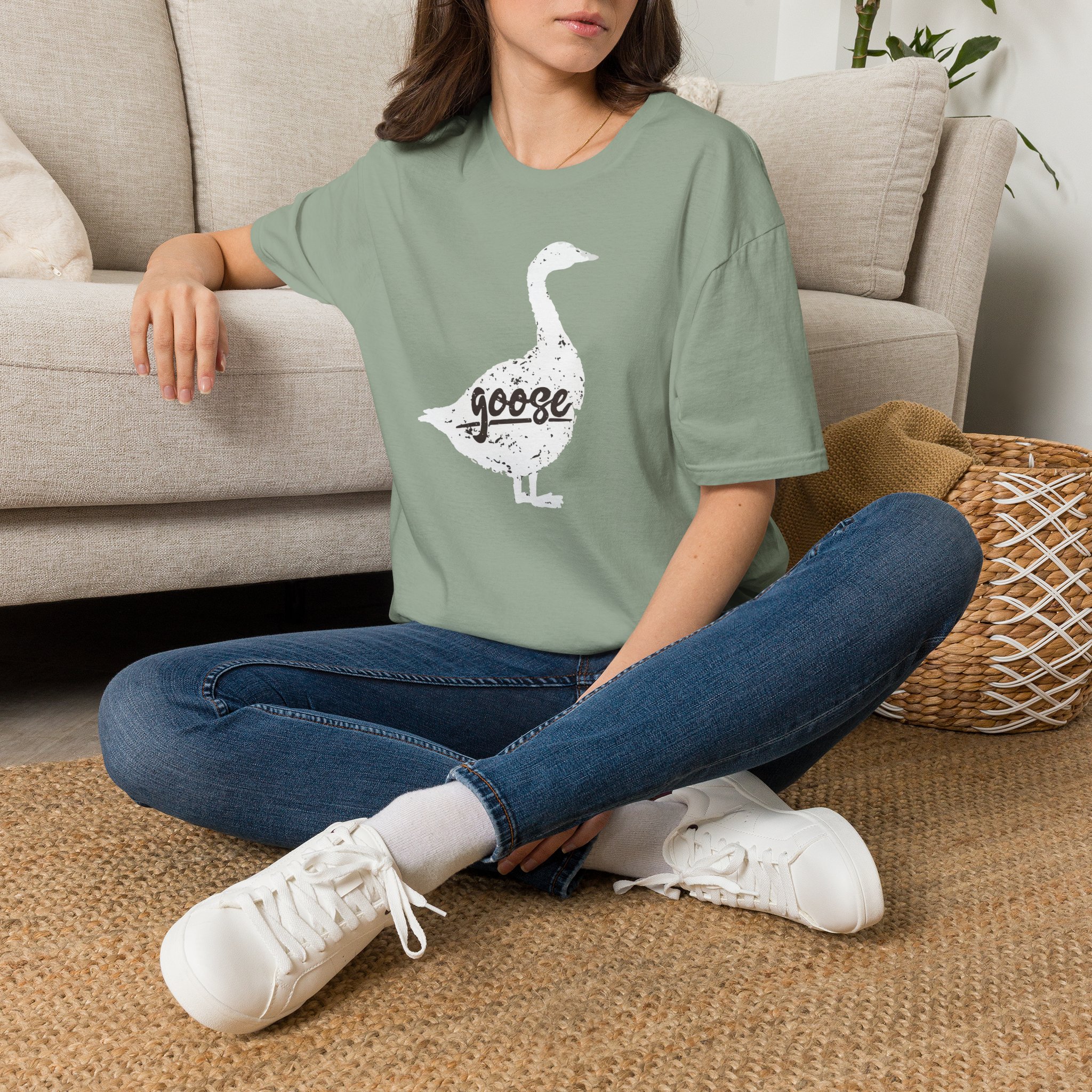 Goose White Goose Lot Shirt Unisex Softstyle - Image 22