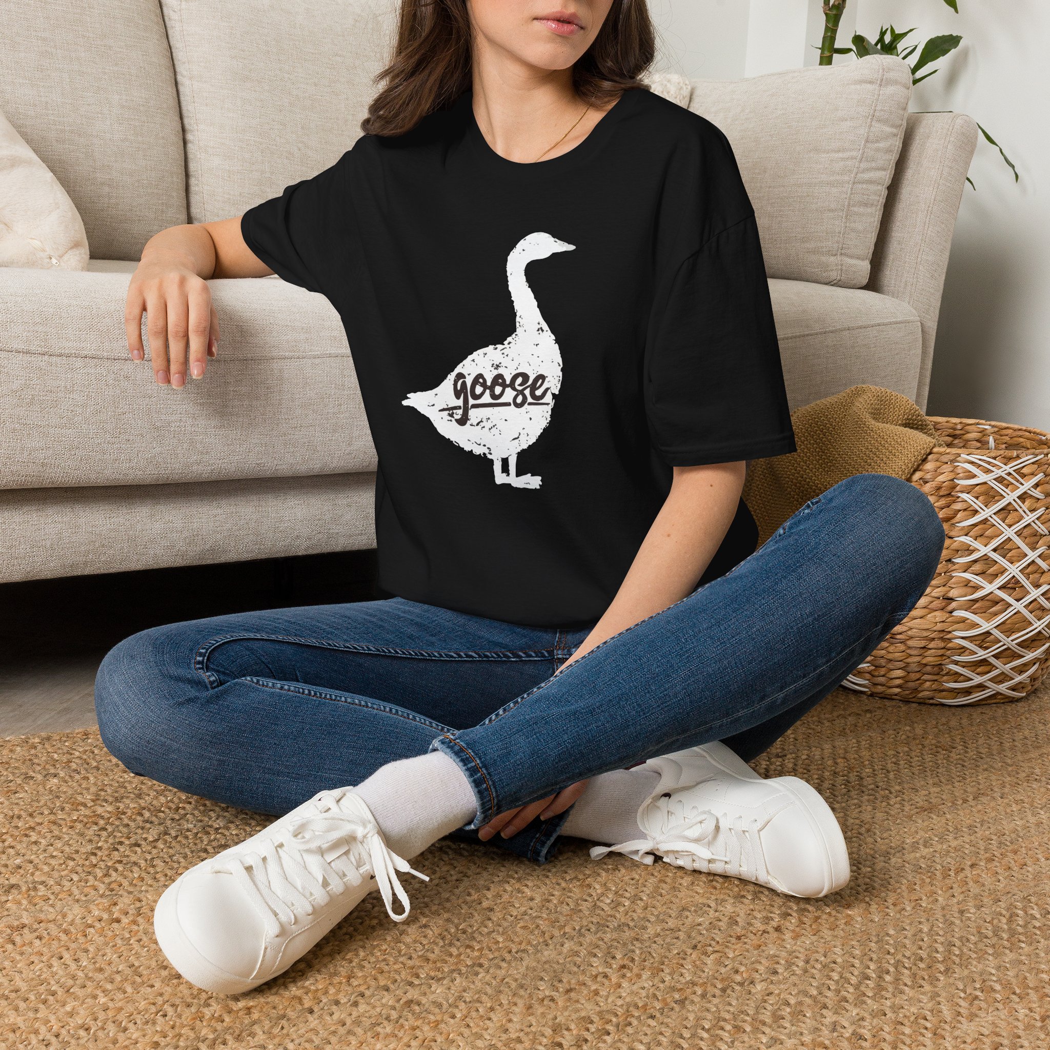 Goose White Goose Lot Shirt Unisex Softstyle - Image 2