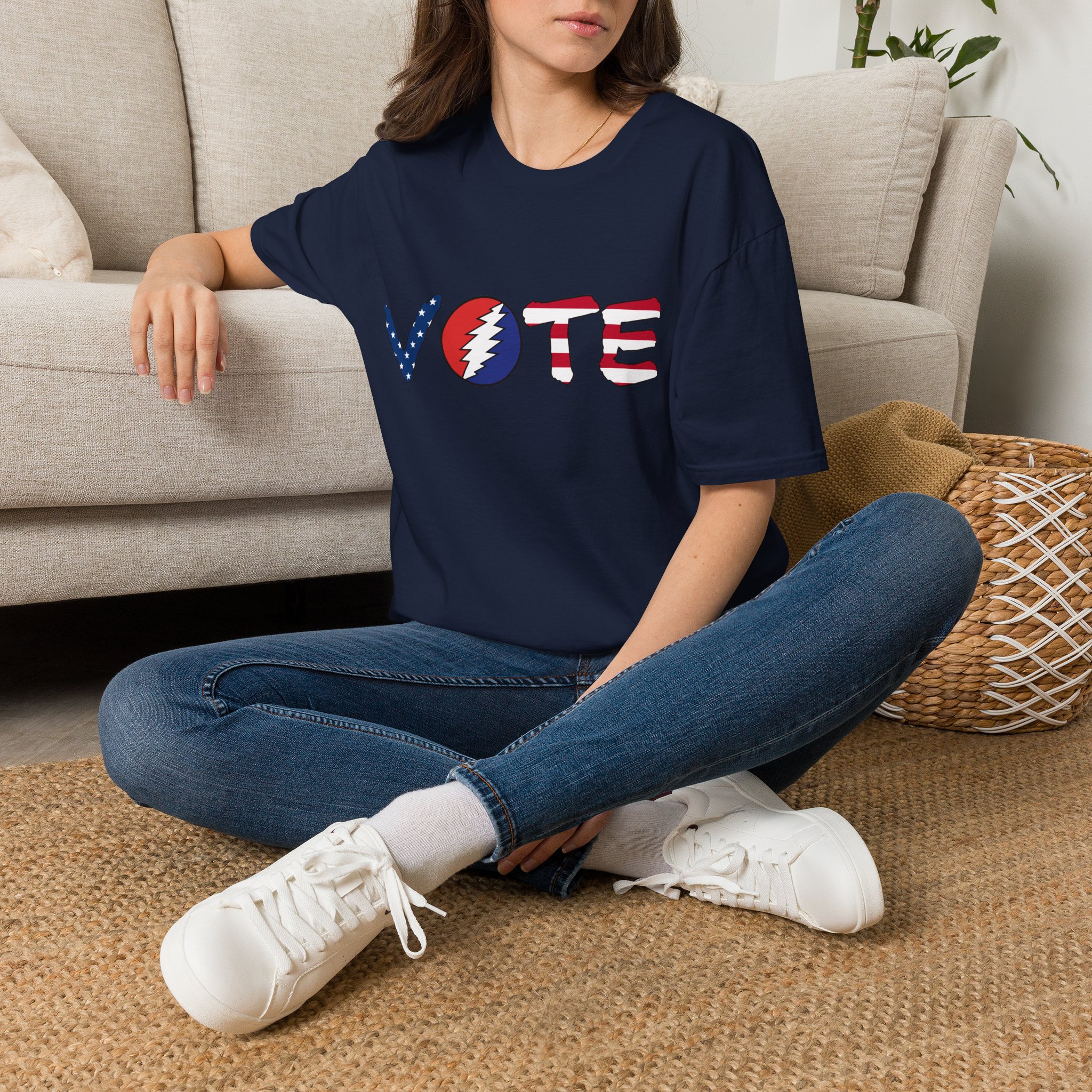 Grateful Dead Vote Lot Shirt Flag Unisex Softstyle - Image 46