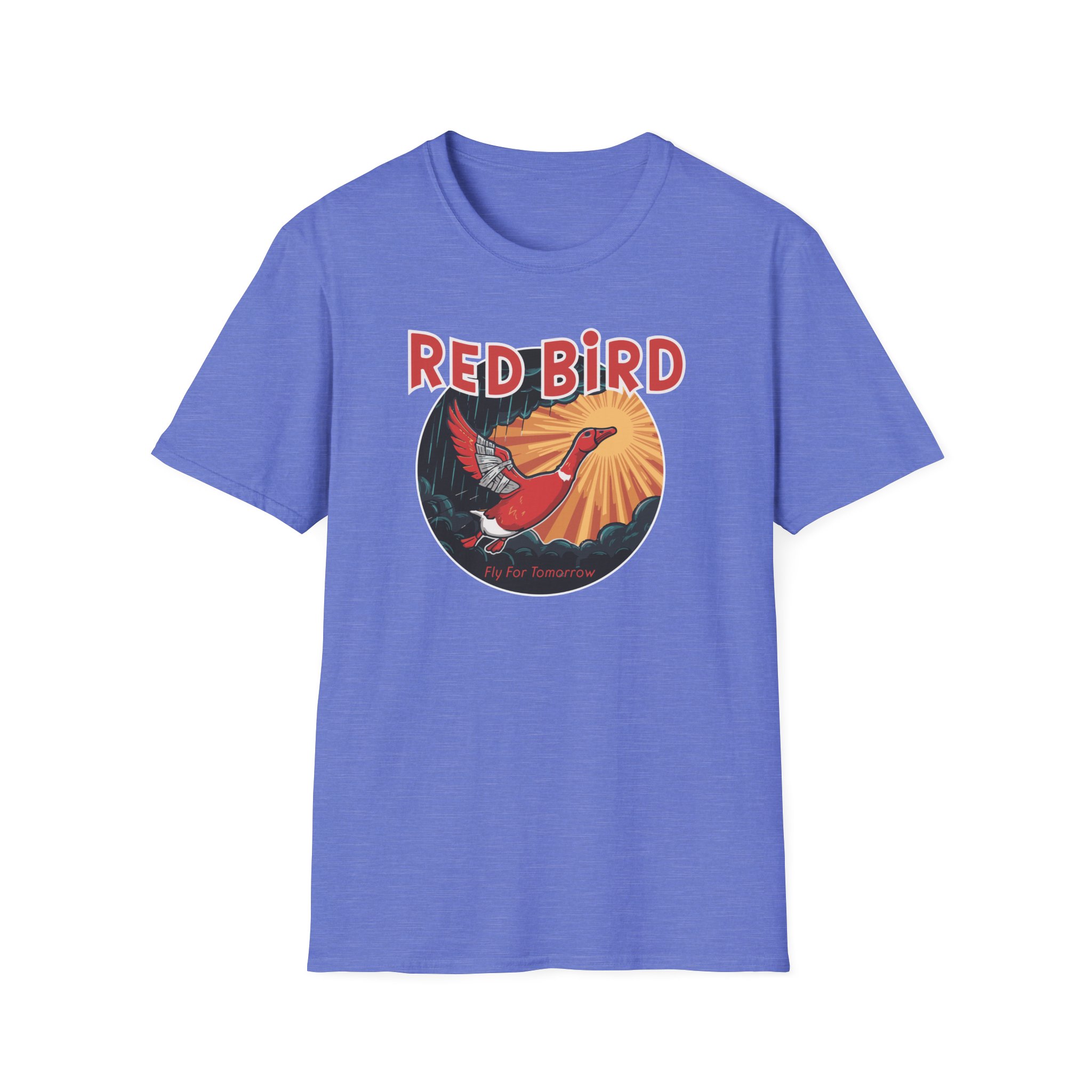 Goose Red Bird Lot Shirt Unisex Softstyle - Image 35