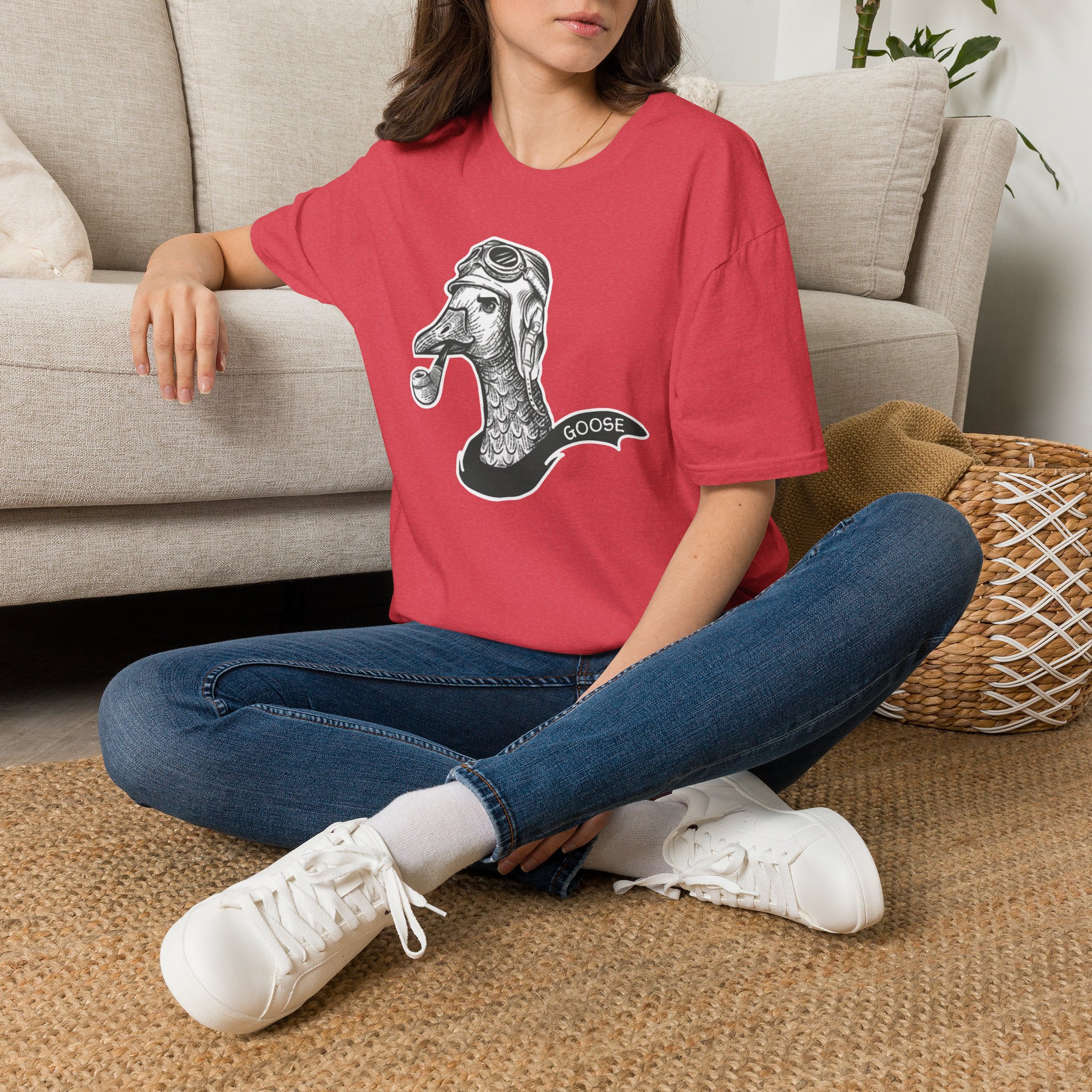 Goose Pilot Lot Shirt Unisex Softstyle - Image 62