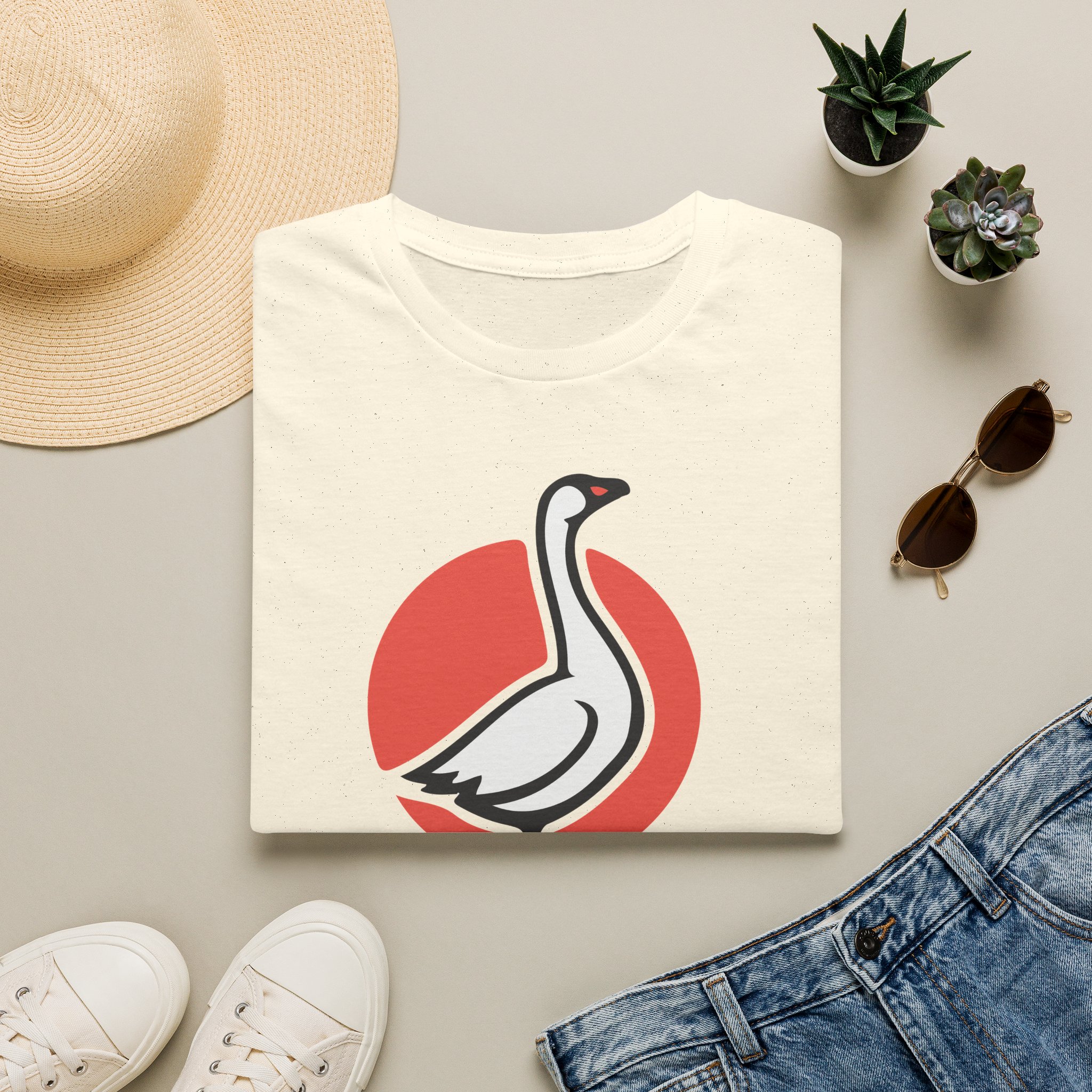 Goose Big Sunshine Lot Shirt Unisex Softstyle - Image 9