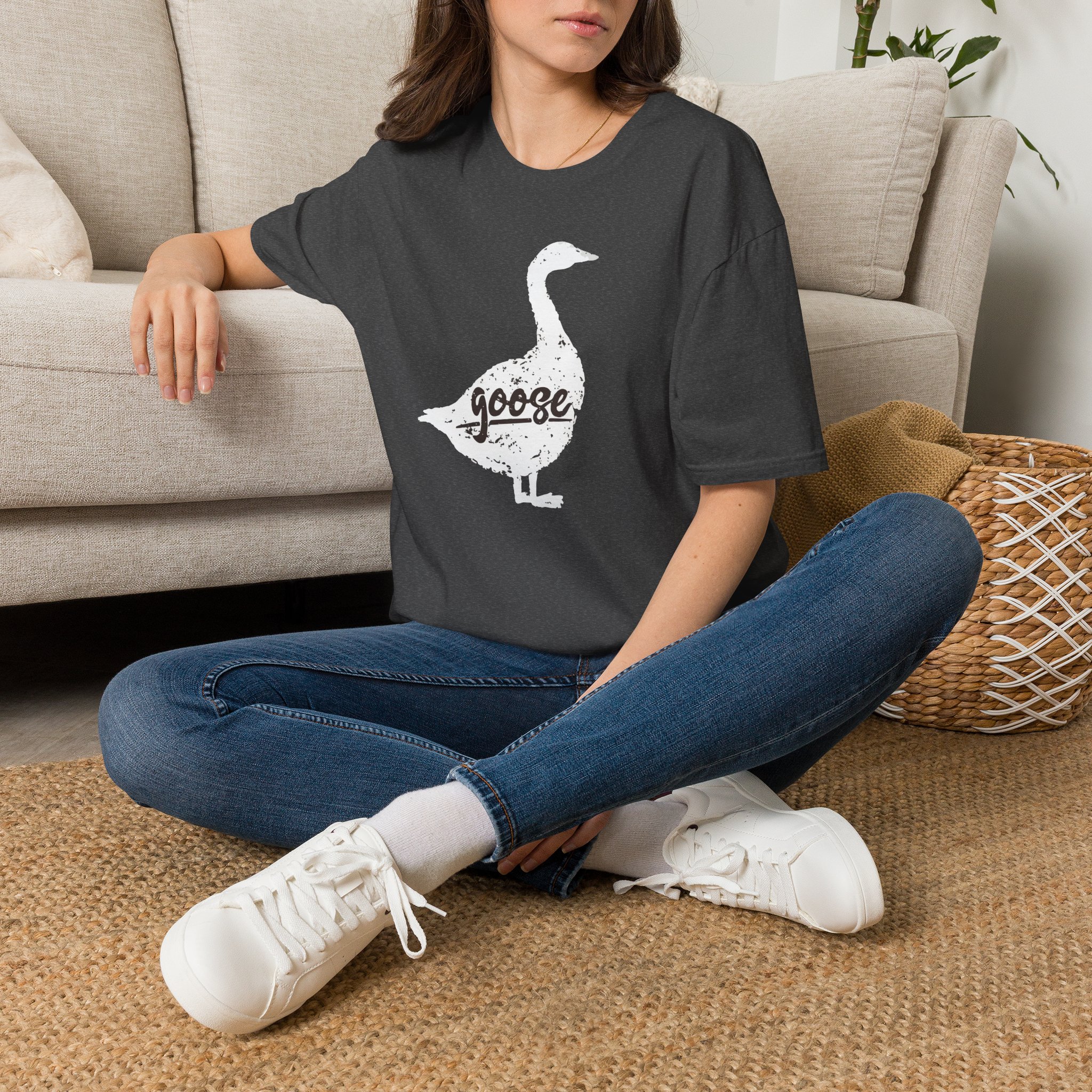Goose White Goose Lot Shirt Unisex Softstyle - Image 34