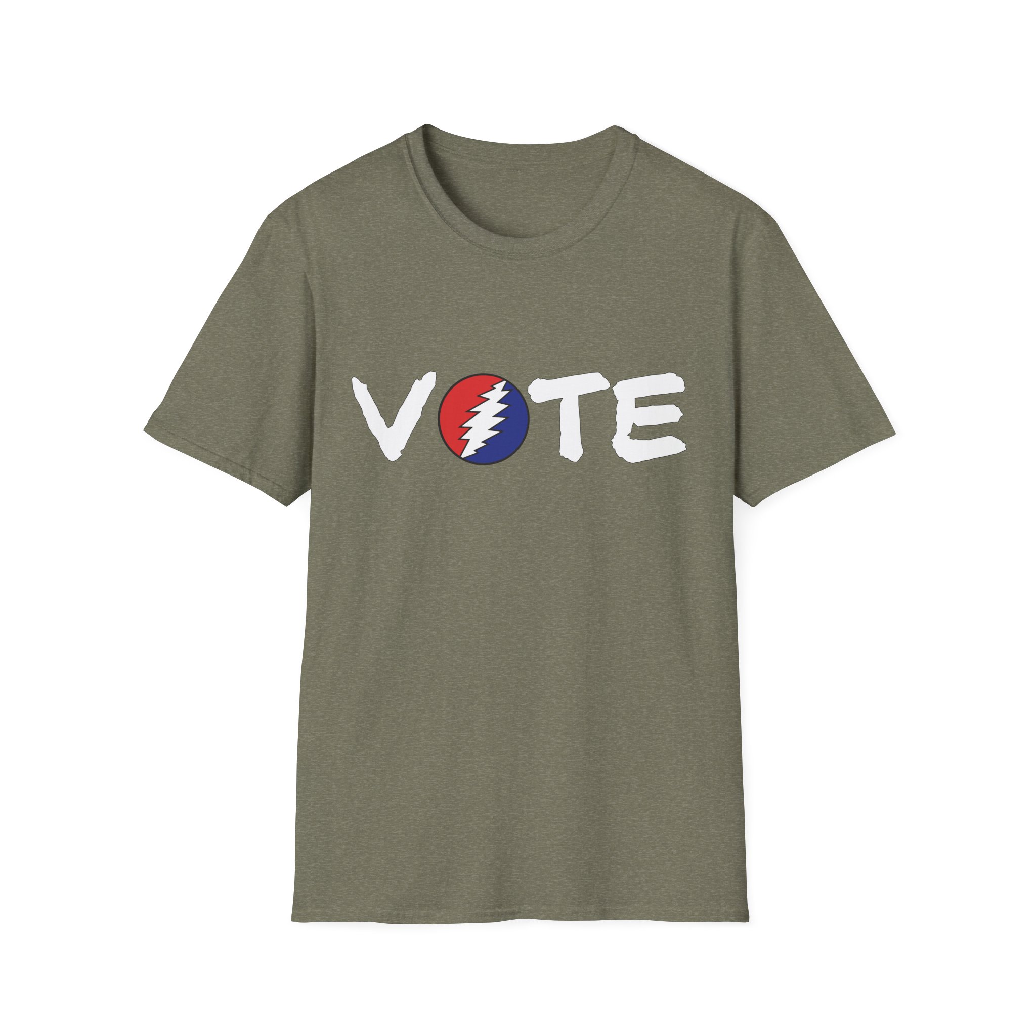 Grateful Dead Vote Lot Shirt White Unisex Softstyle - Image 19