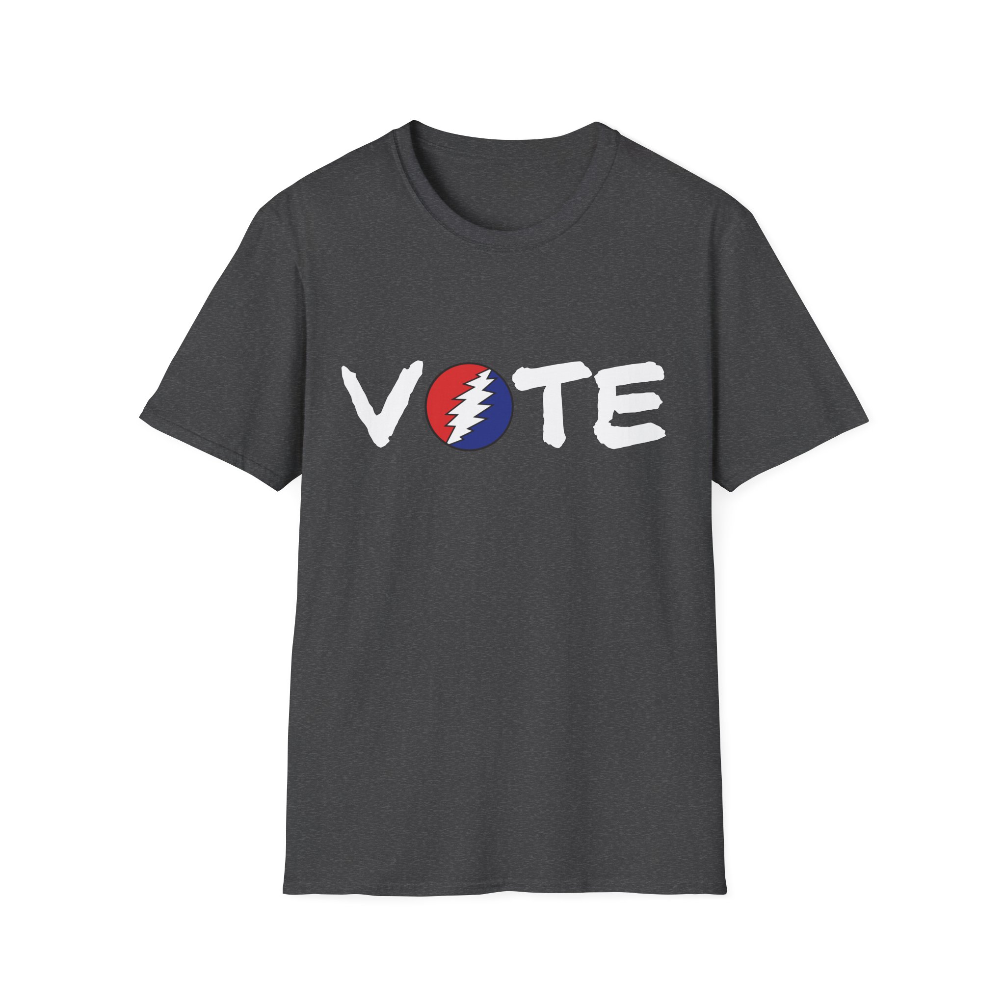 Grateful Dead Vote Lot Shirt White Unisex Softstyle - Image 39