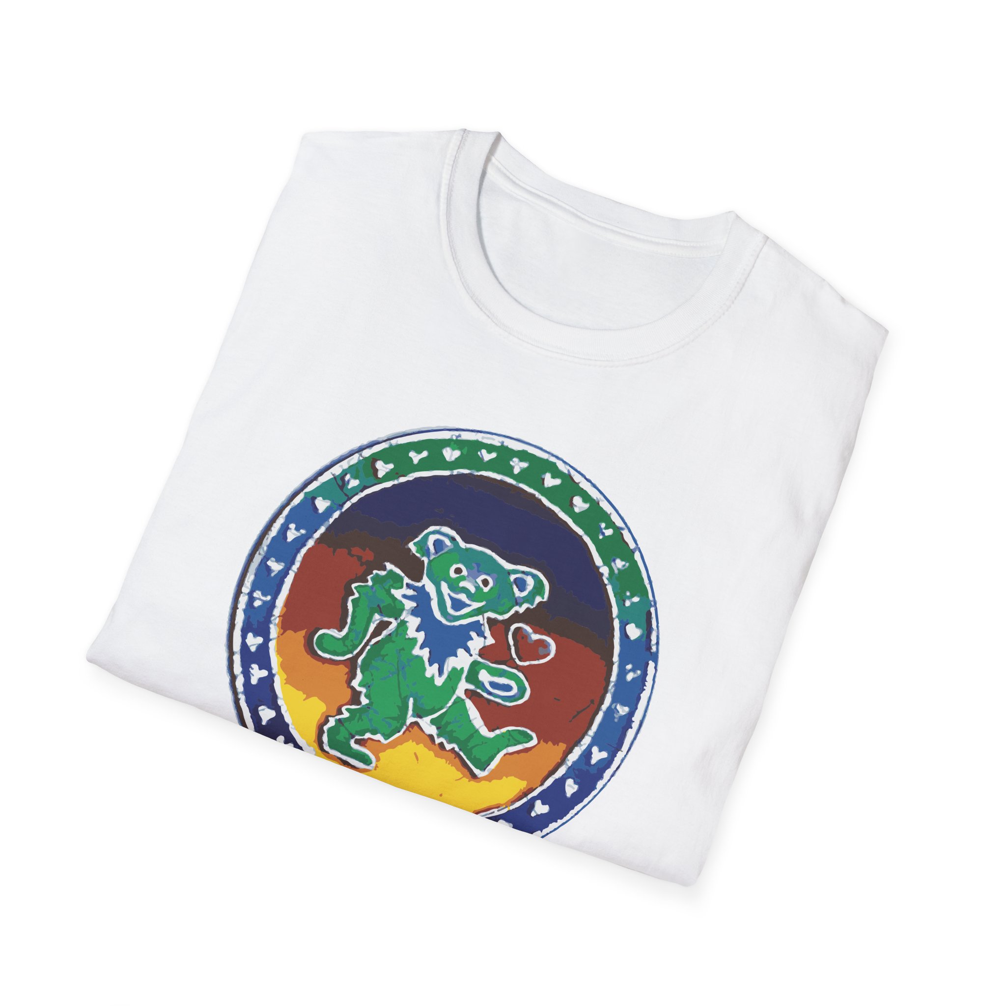 Grateful Dead Dancing Bear Lot Shirt Unisex Softstyle T-Shirt - Image 4