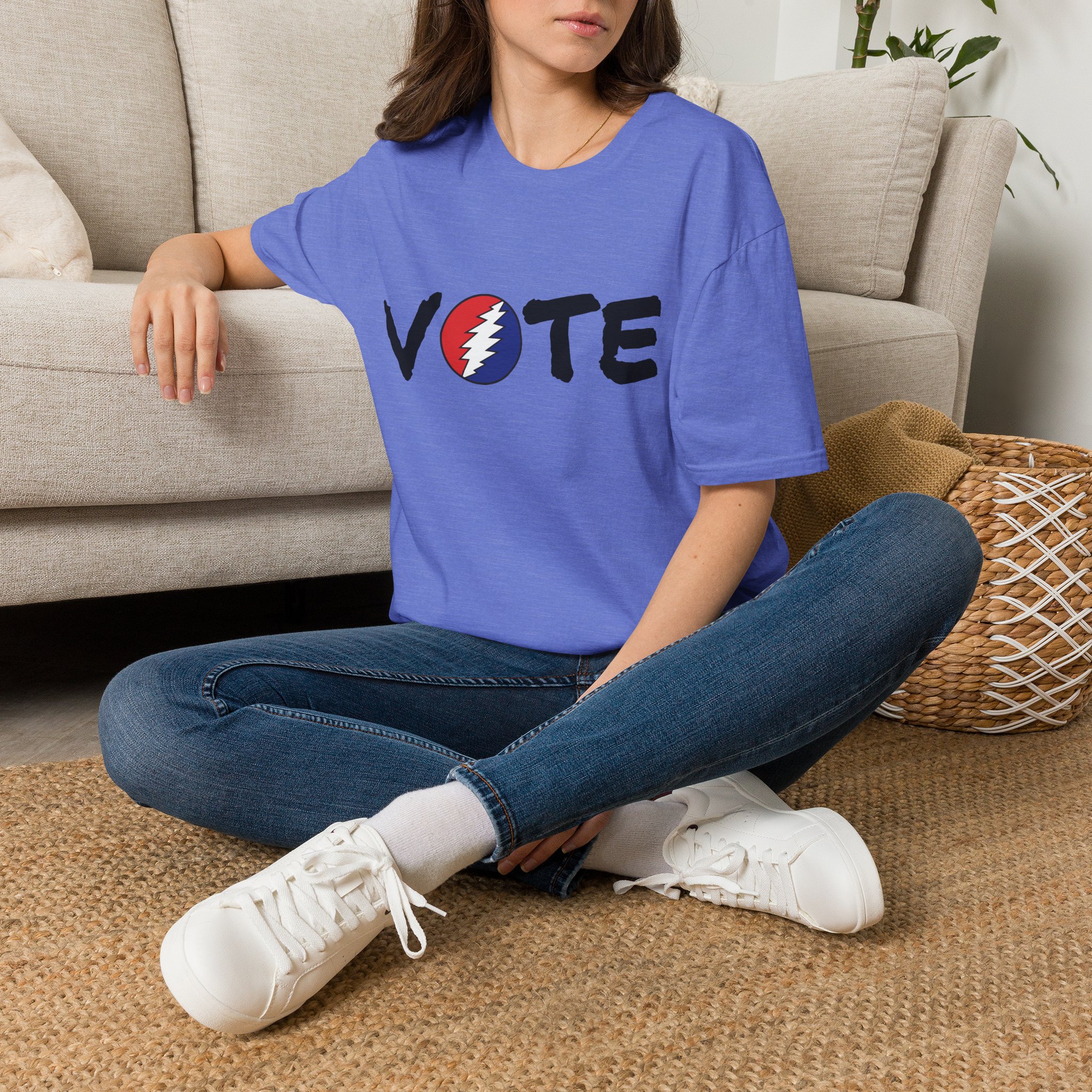 Grateful Dead Vote Lot Shirt Black Unisex Softstyle - Image 18
