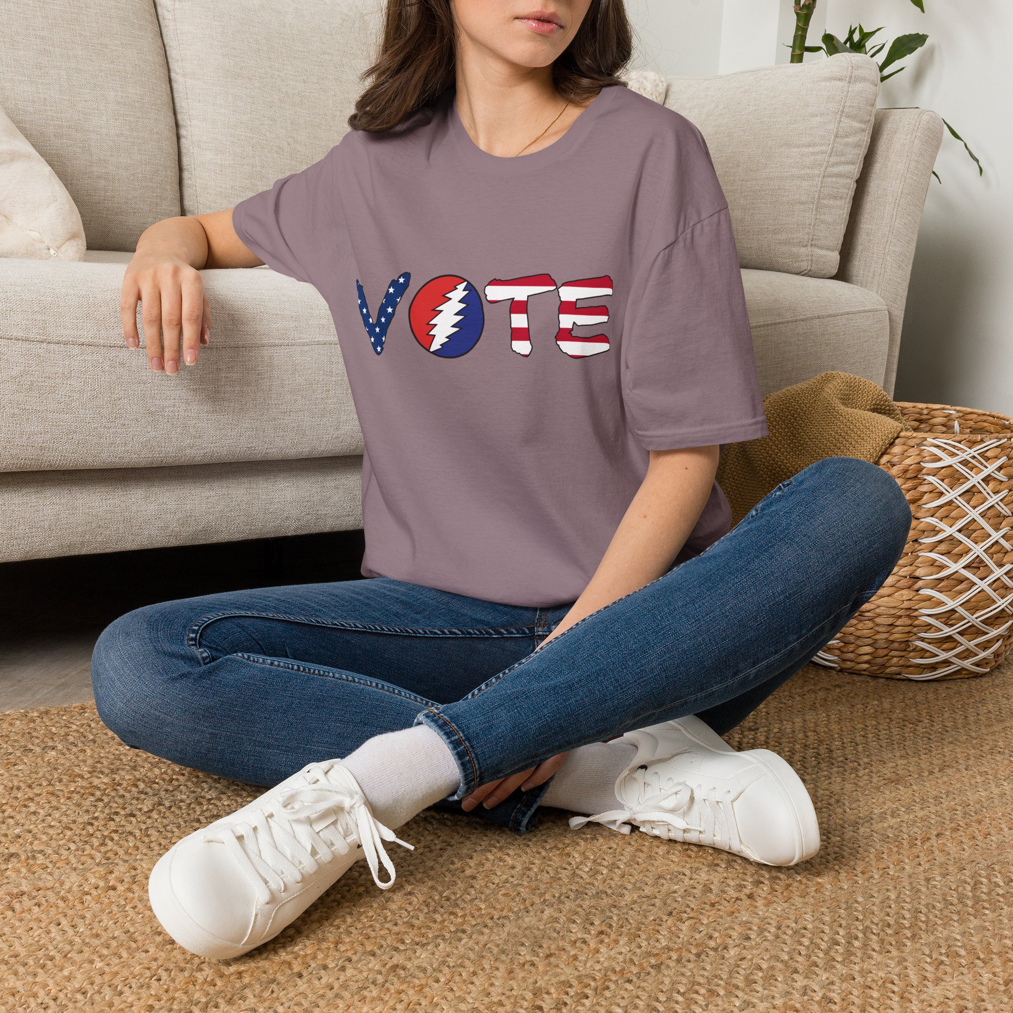 Grateful Dead Vote Lot Shirt Flag Unisex Softstyle - Image 50