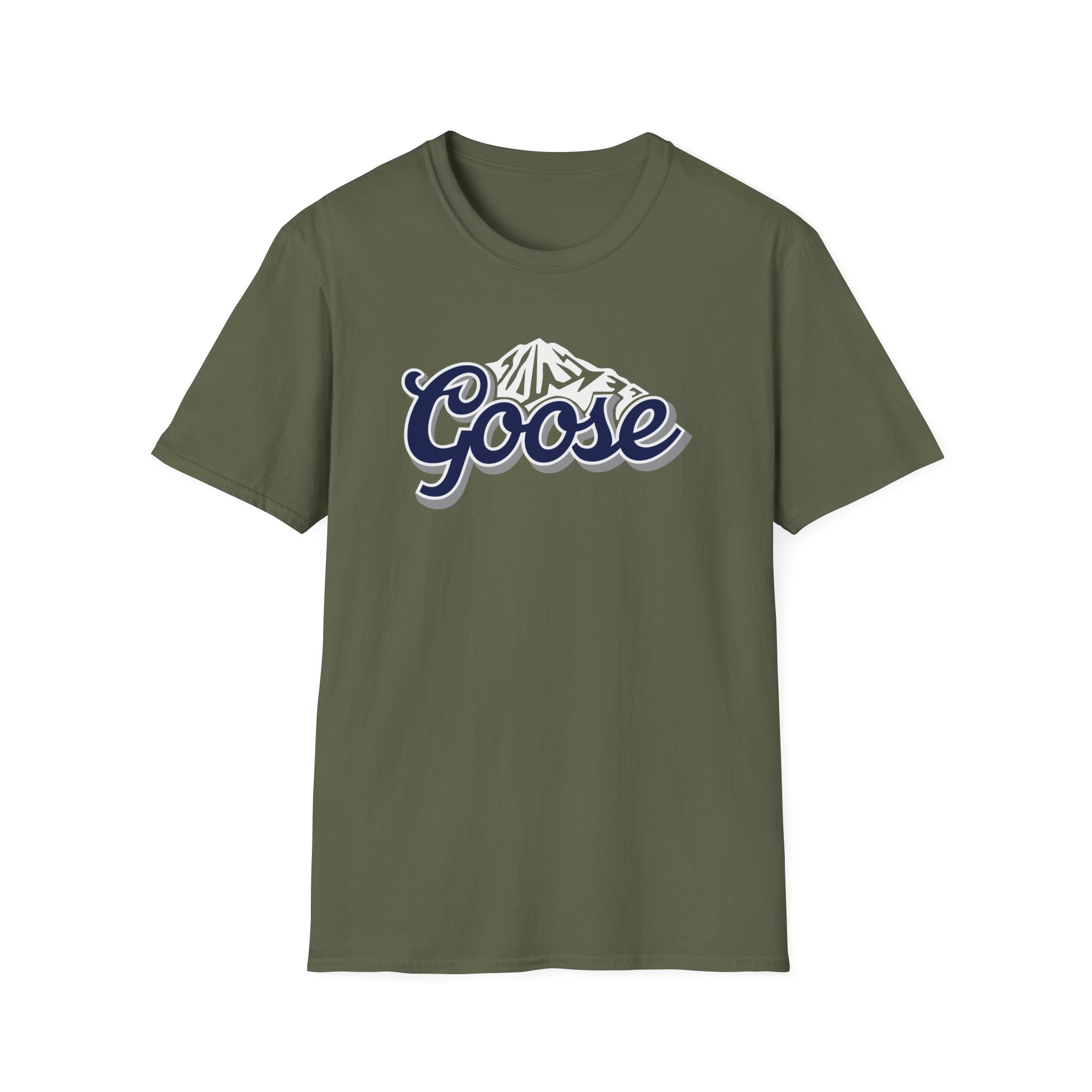Goose Coors Blue Mountain Lot Shirt Unisex Softstyle - Image 15