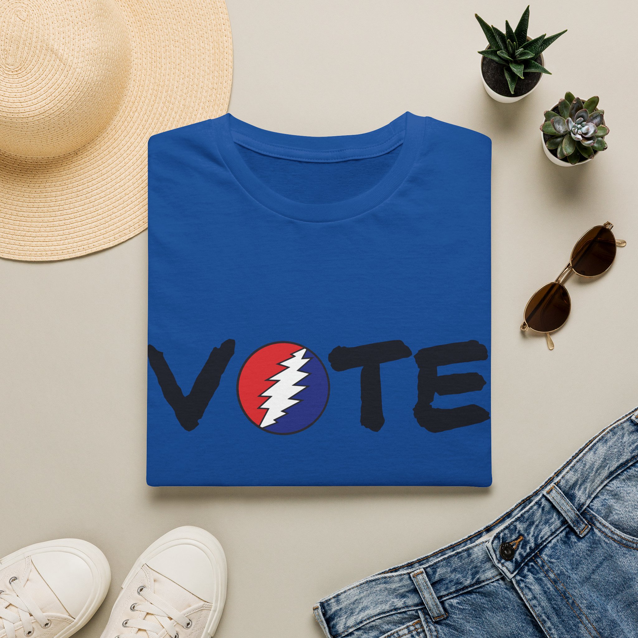 Grateful Dead Vote Lot Shirt Black Unisex Softstyle - Image 25