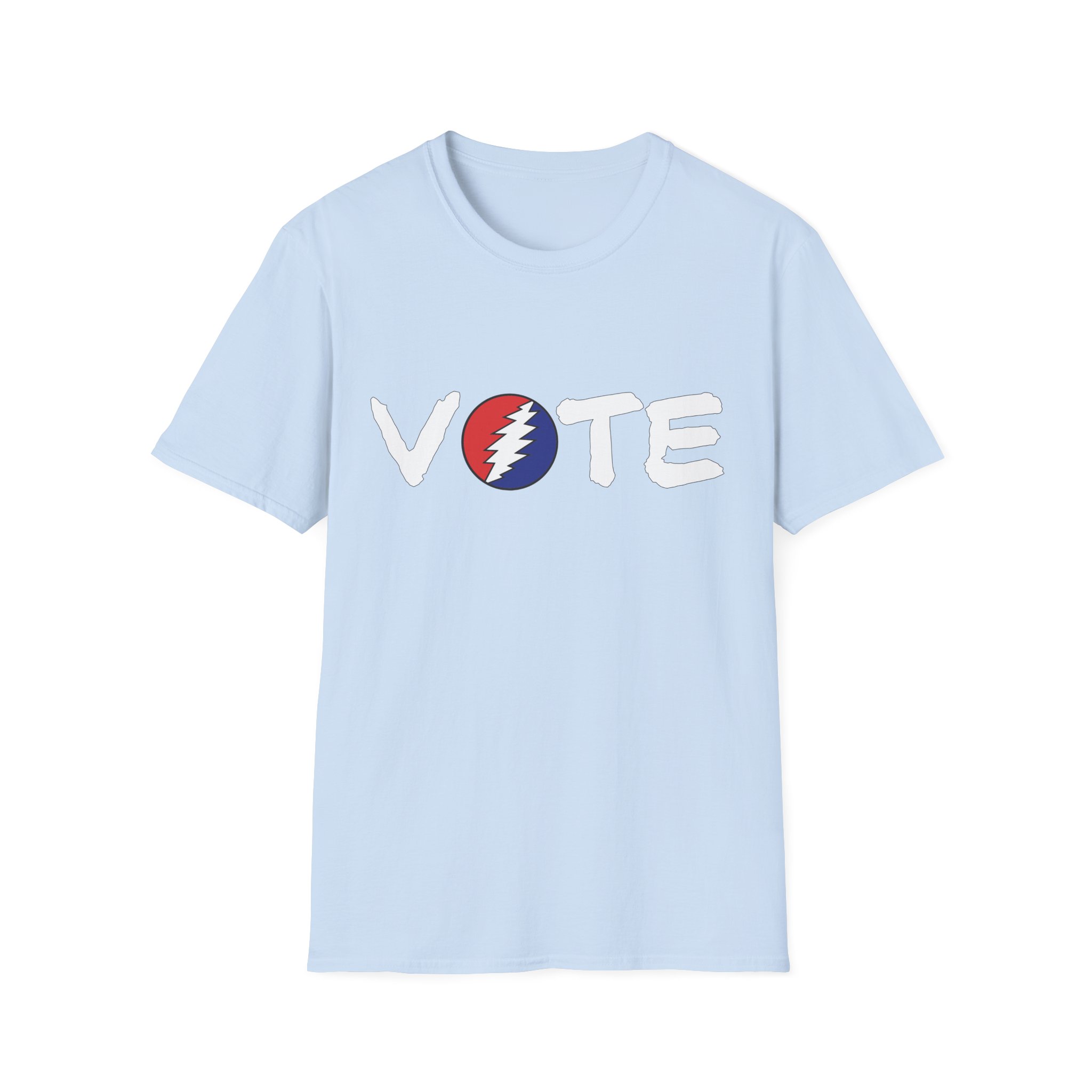 Grateful Dead Vote Lot Shirt White Unisex Softstyle - Image 43