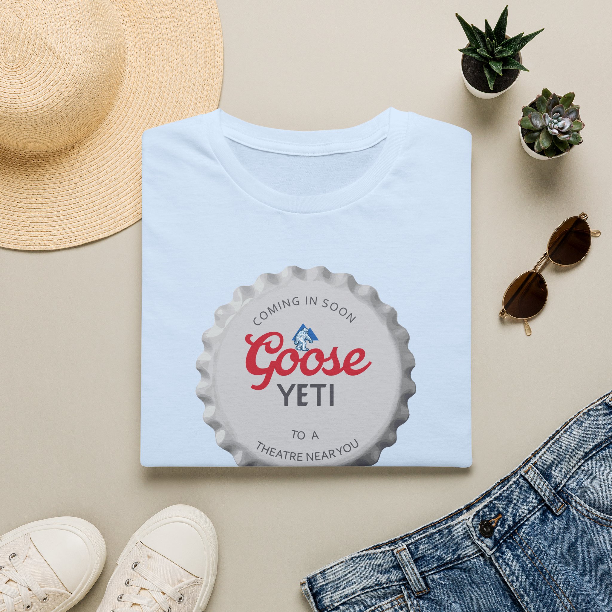 Goose Yeti Bottlecap Lot Shirt Unisex Softstyle - Image 21