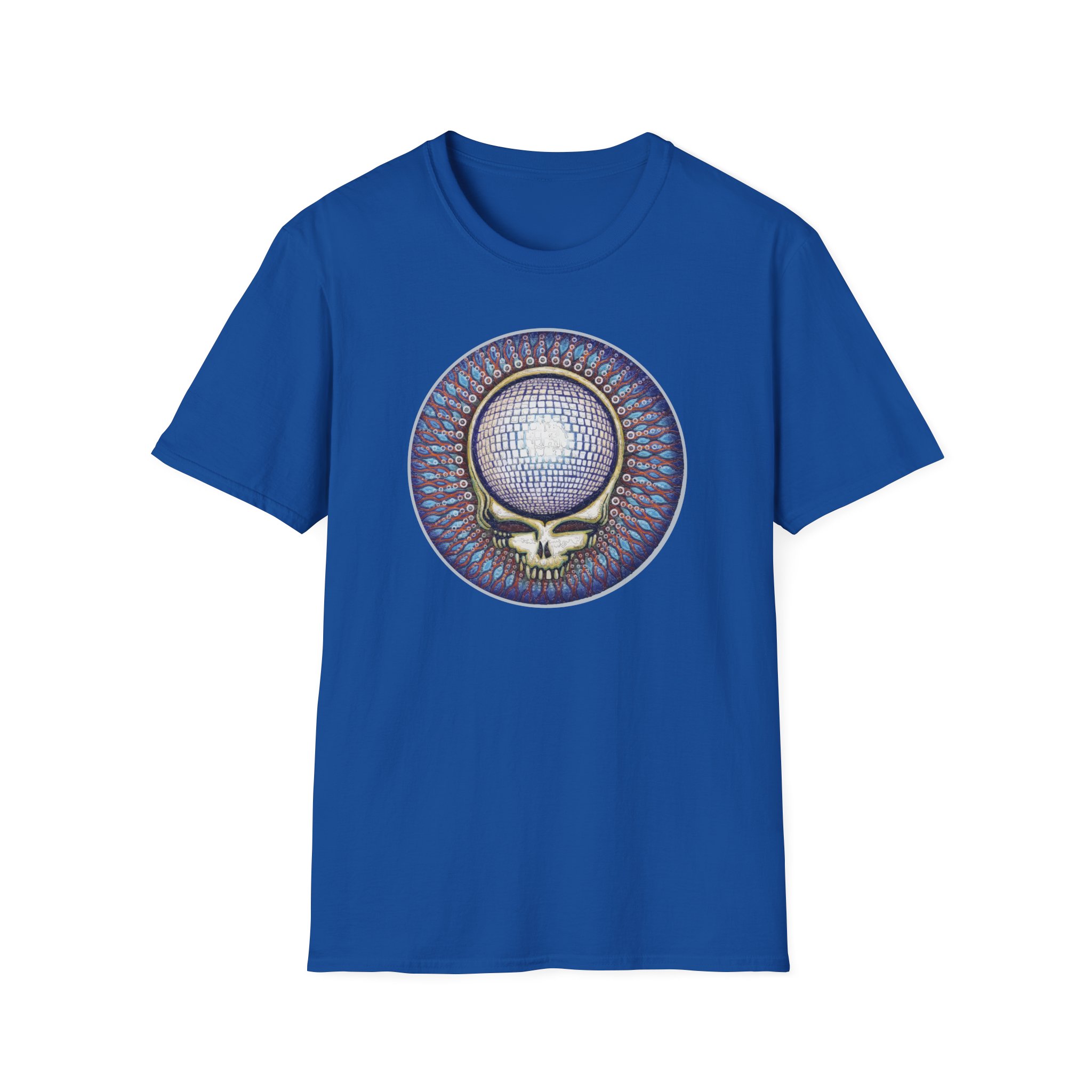 Grateful Dead Disco Ball Steal Your Face Lot Shirt Unisex Softstyle - Image 31