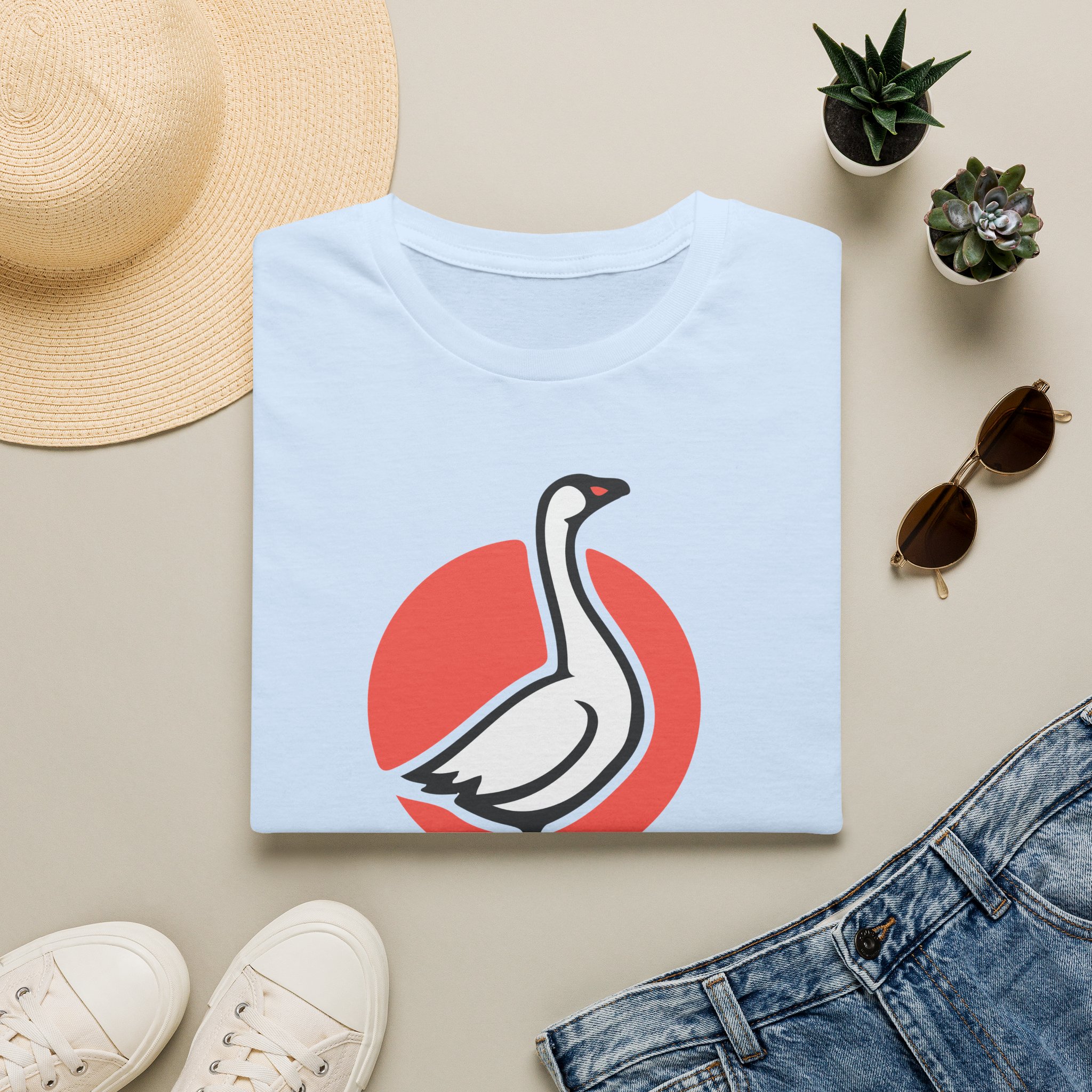 Goose Big Sunshine Lot Shirt Unisex Softstyle - Image 33